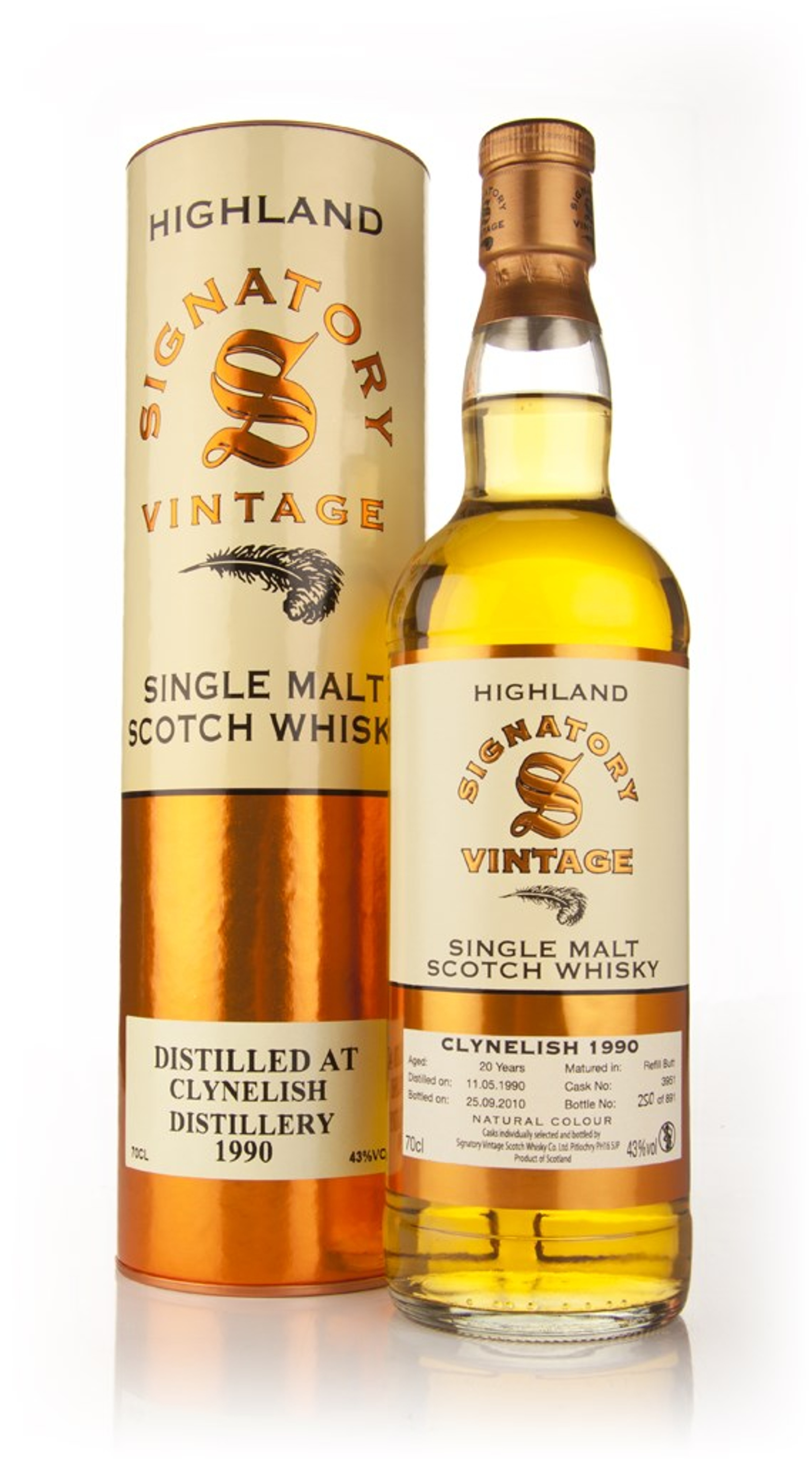Clynelish 20 Year Old 1990 (Signatory) 70cl