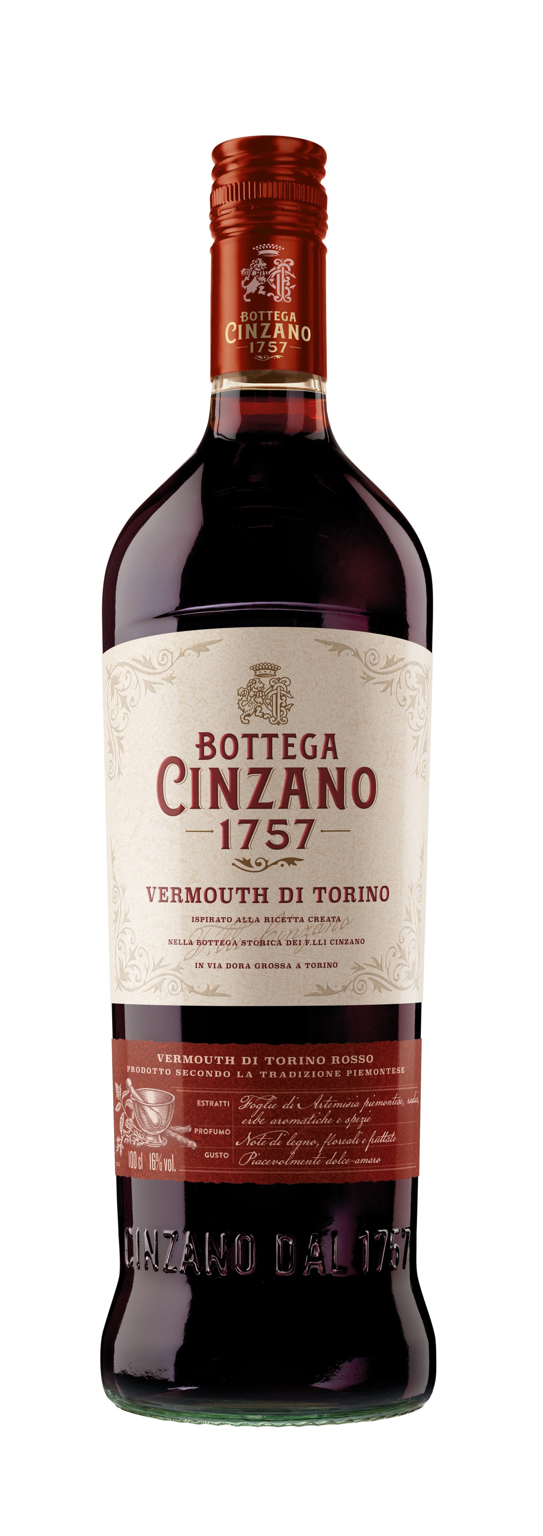 Bottega Cinzano Rosso 1757 100cl