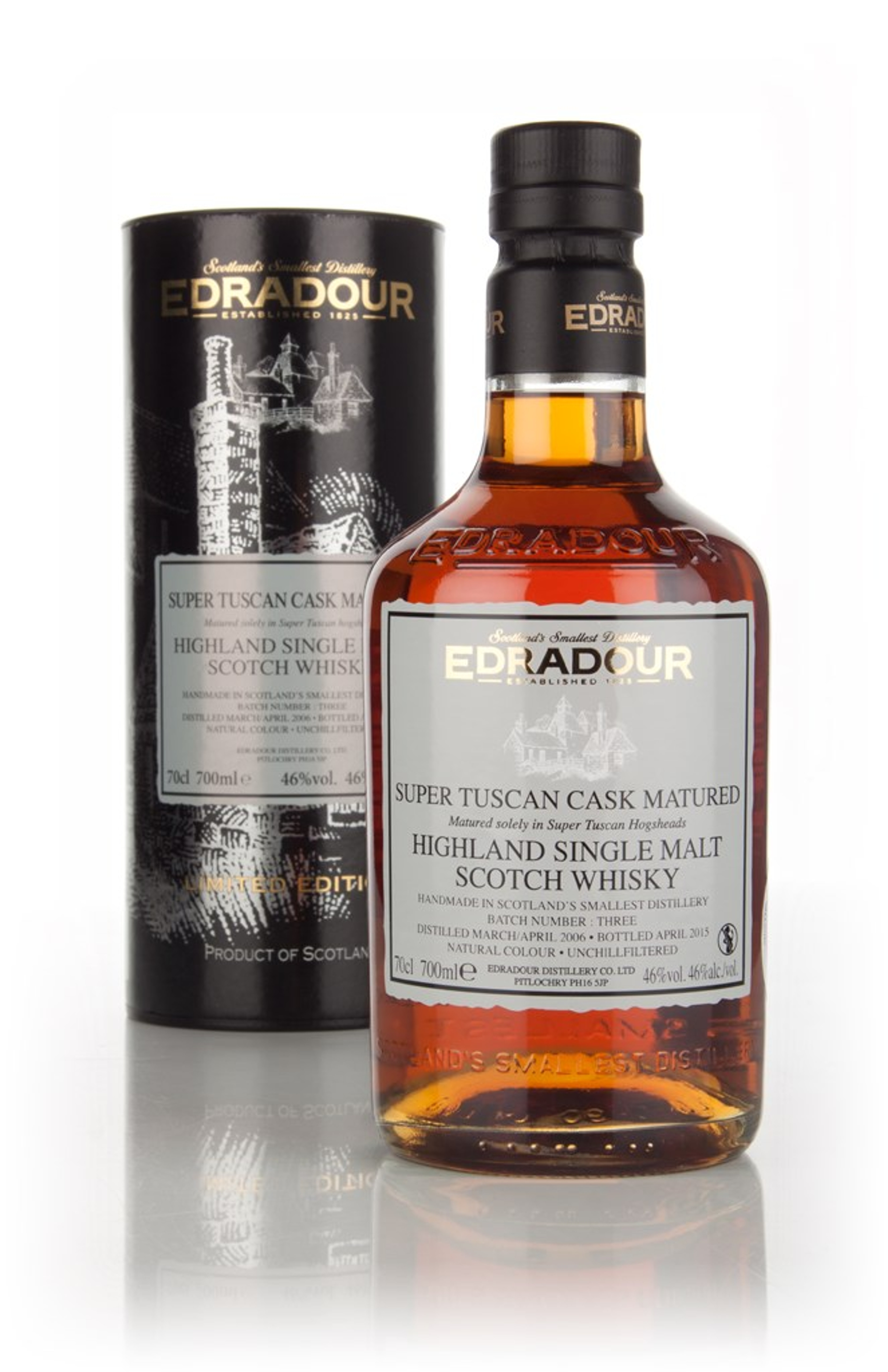 Edradour 2006 (bottled 2015) Super Tuscan Cask Matured - Batch 3 70cl