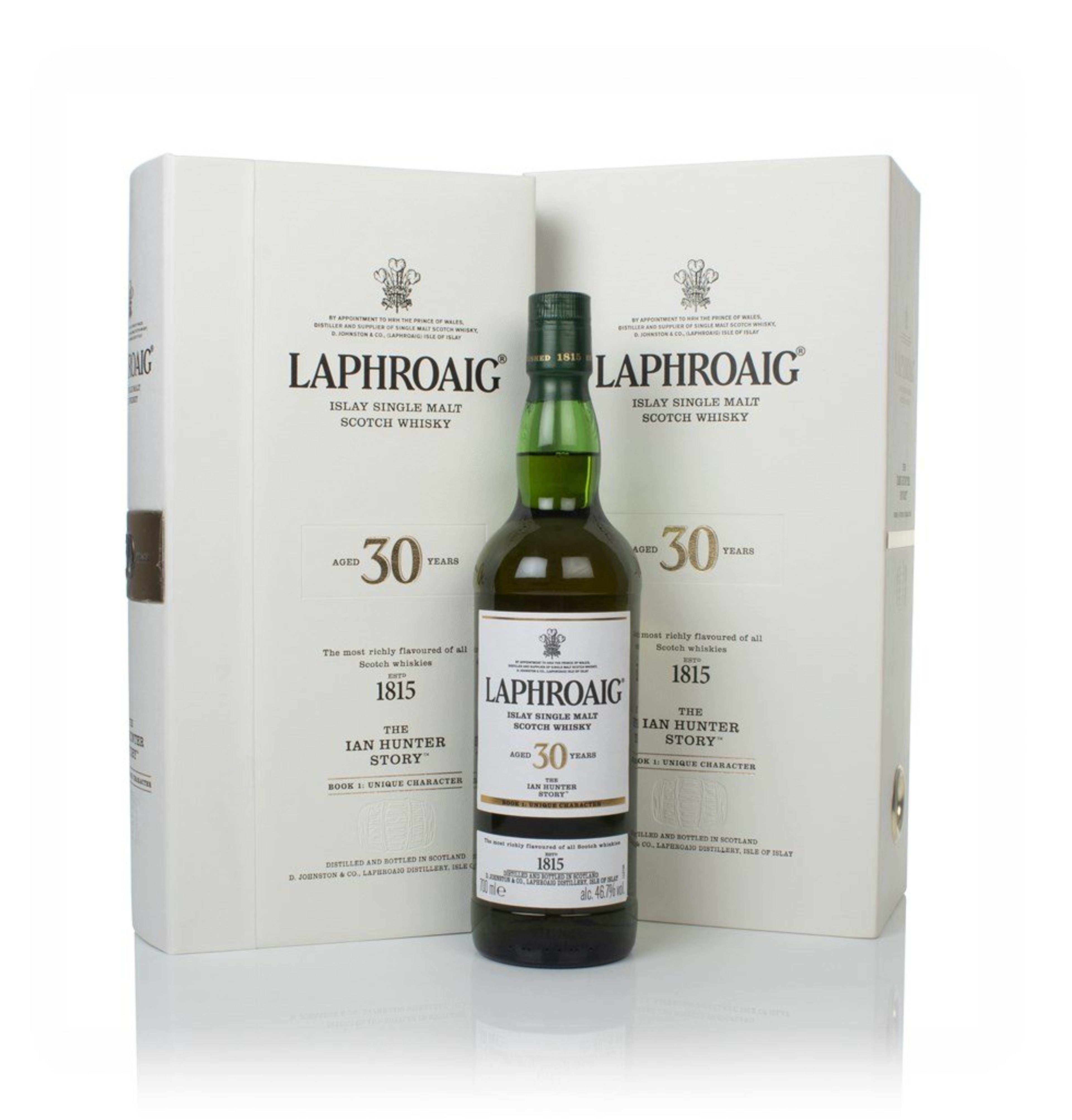 Laphroaig 30 Year Old - The Ian Hunter Story Book 1: Unique Character 70cl