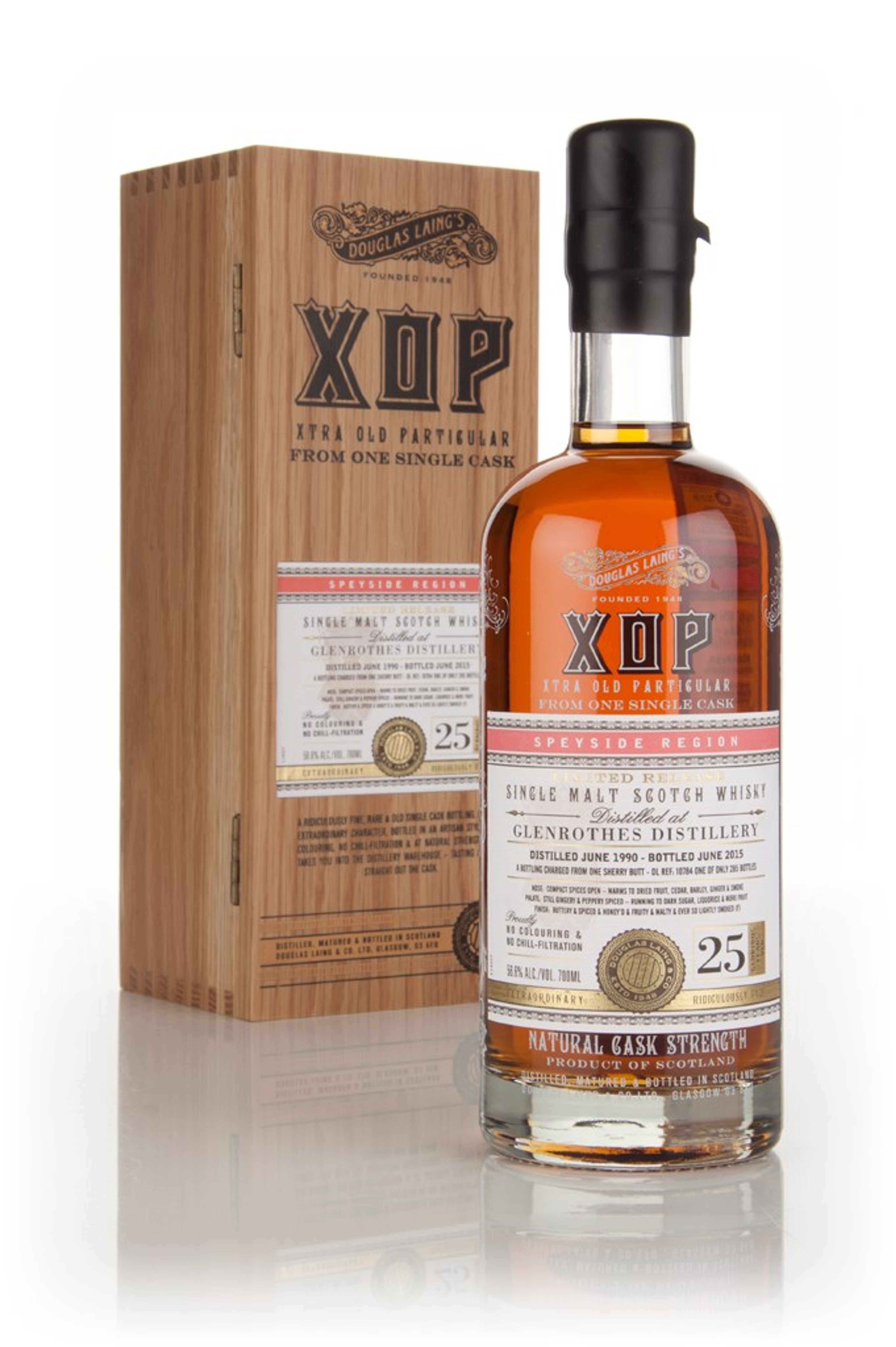 Glenrothes 25 Year Old 1990 (cask 10784) - Xtra Old Particular (Douglas Laing) 70cl
