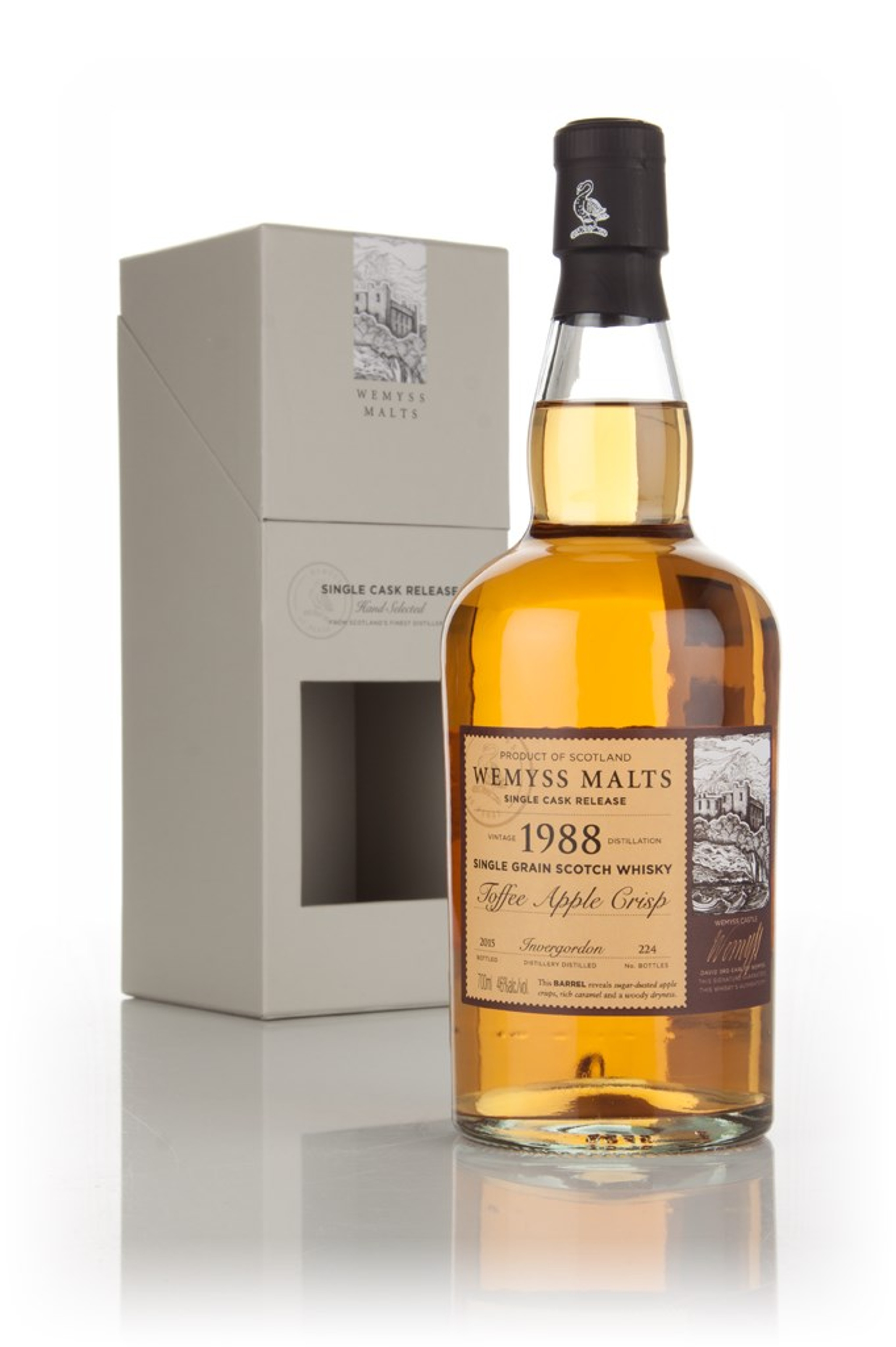 Toffee Apple Crisp 1988 (bottled 2015) - Wemyss Malts (Invergordon) 70cl