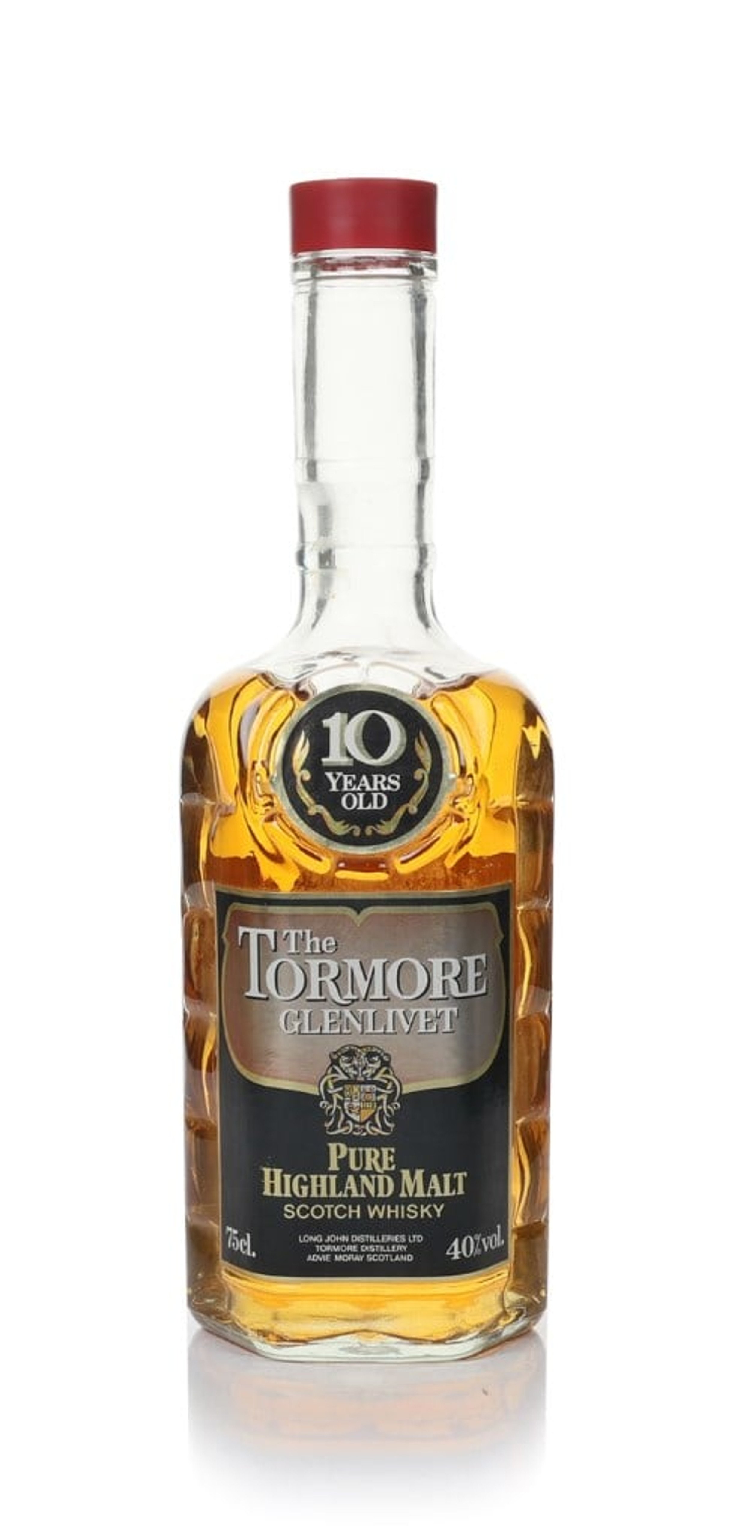 Tormore-Glenlivet 10 Year Old - 1980s 75cl