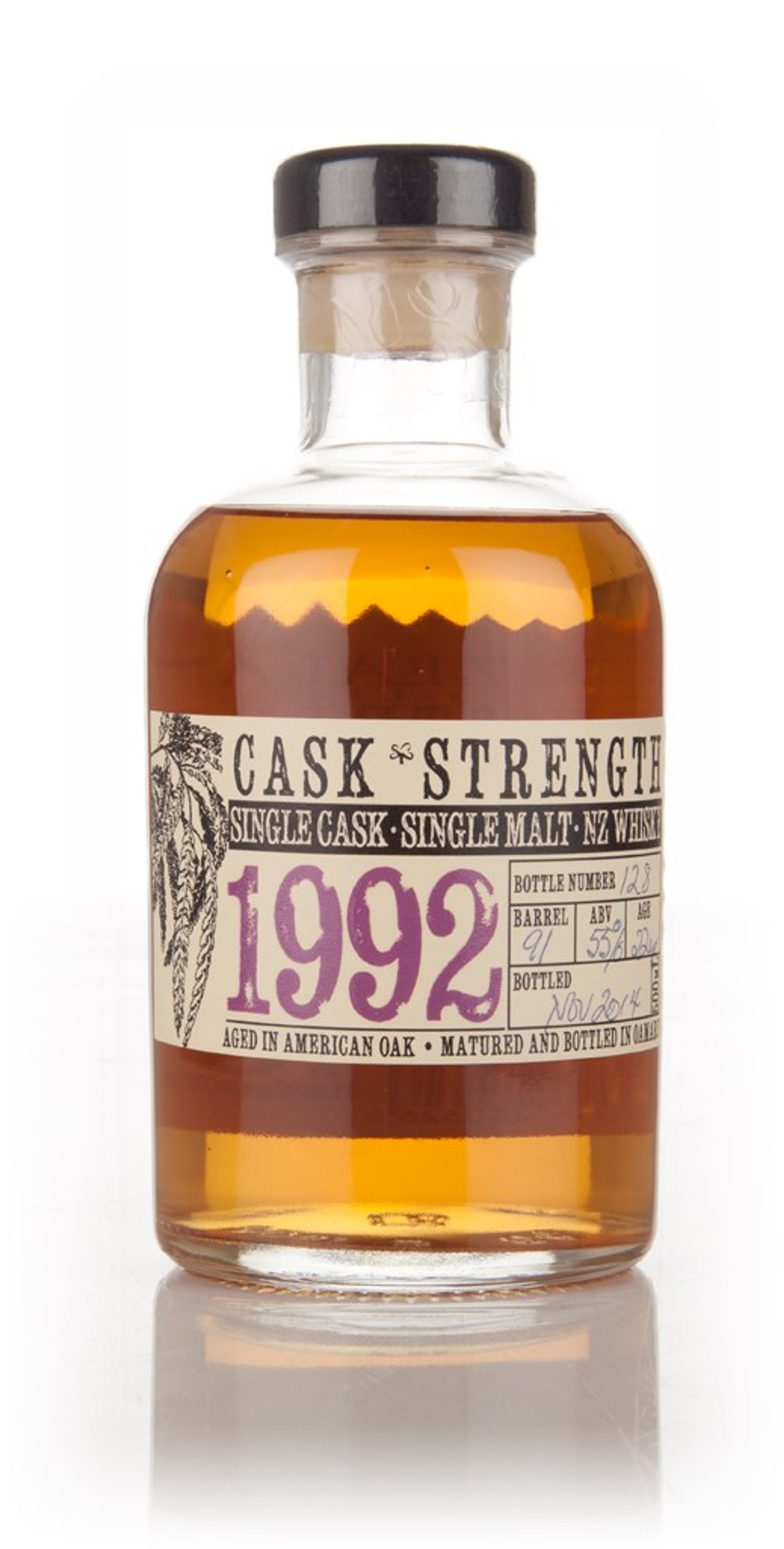 New Zealand 22 Year Old 1992 (cask 91) 50cl