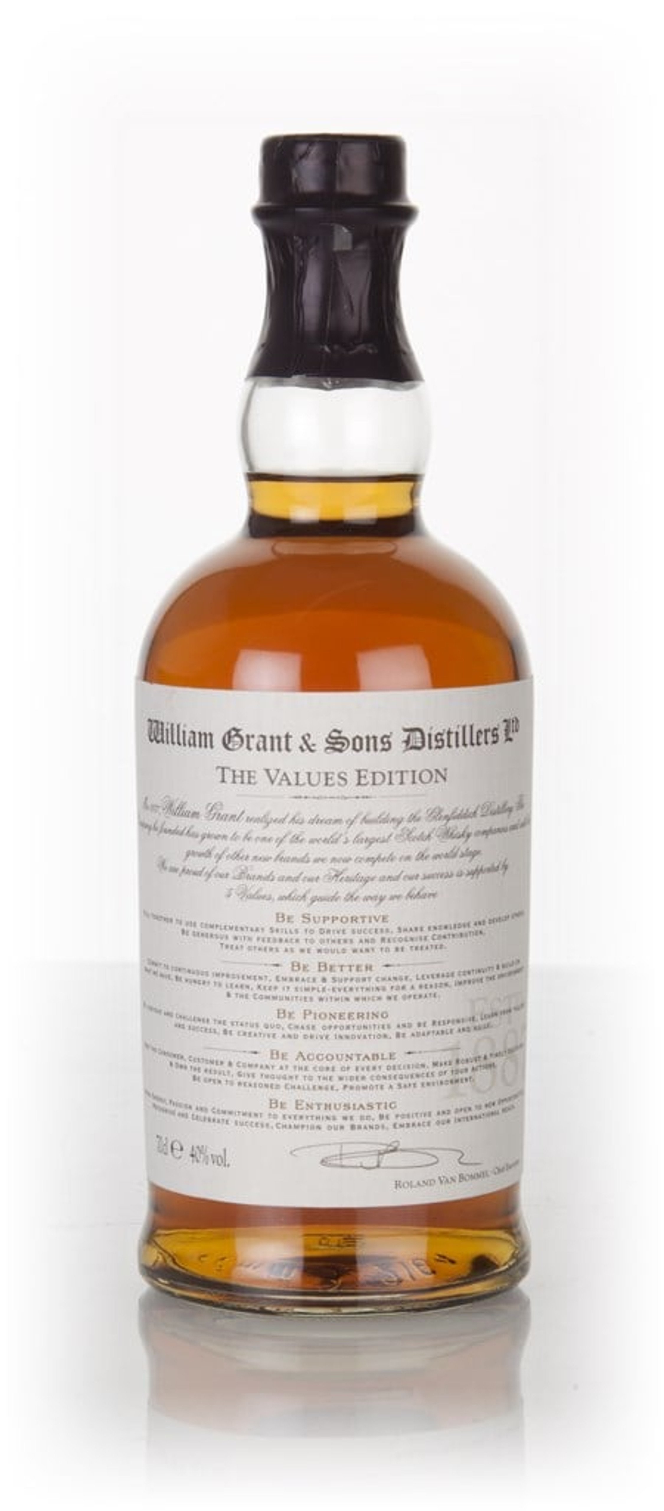 William Grant and Sons Distillers The Values Edition 70cl