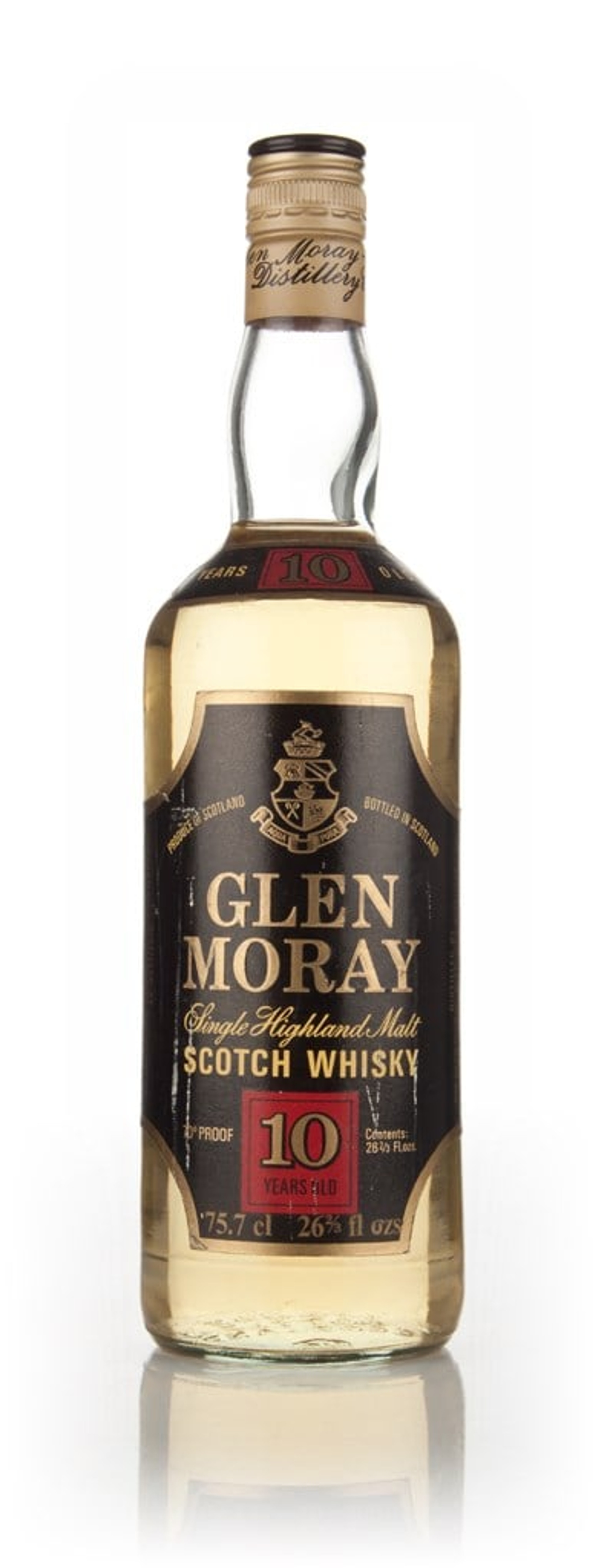 Glen Moray 10 Year Old - 1970s (75.7cl) 76cl