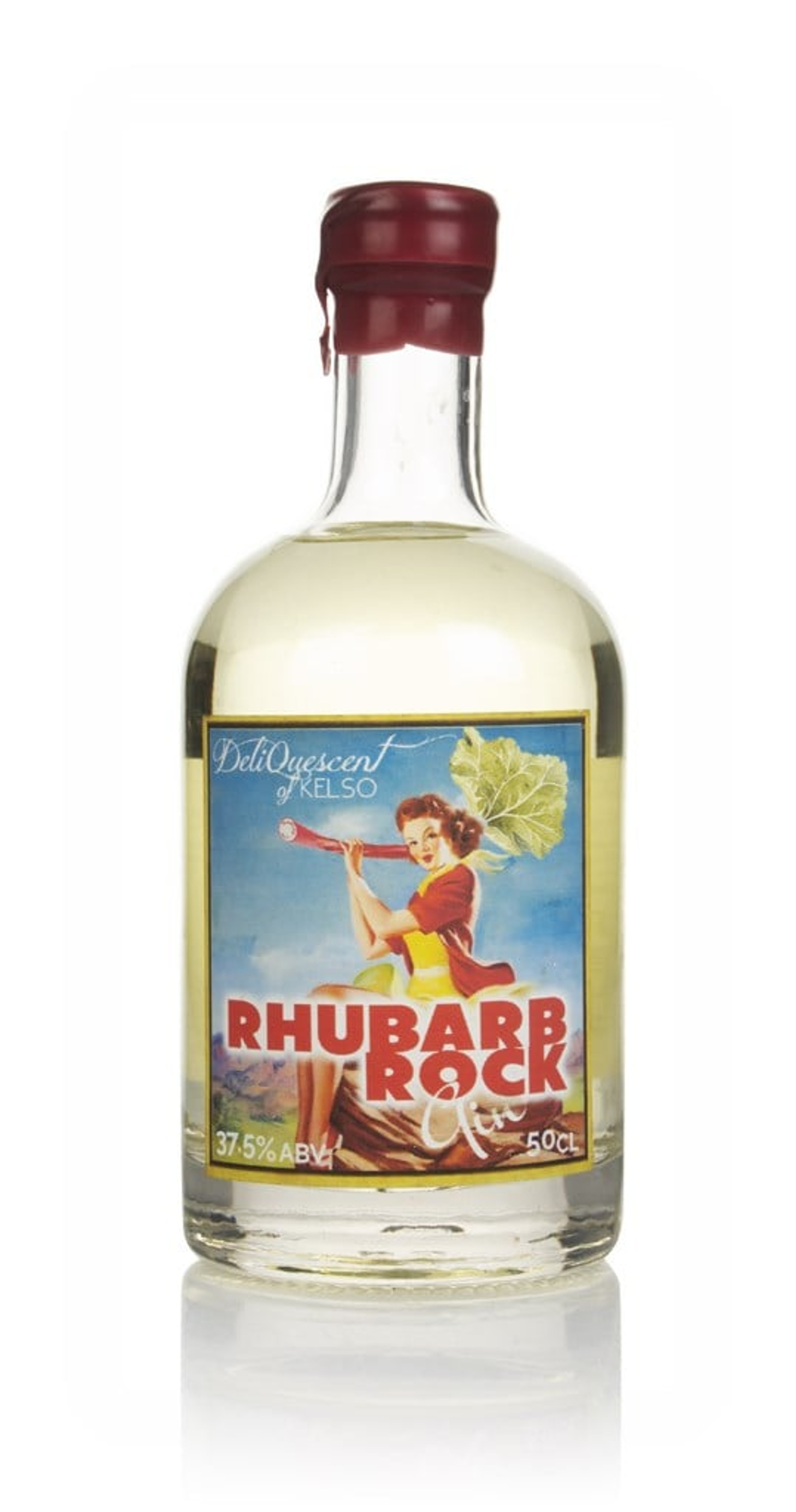 DeliQuescent Rhubarb Rock Gin 50cl