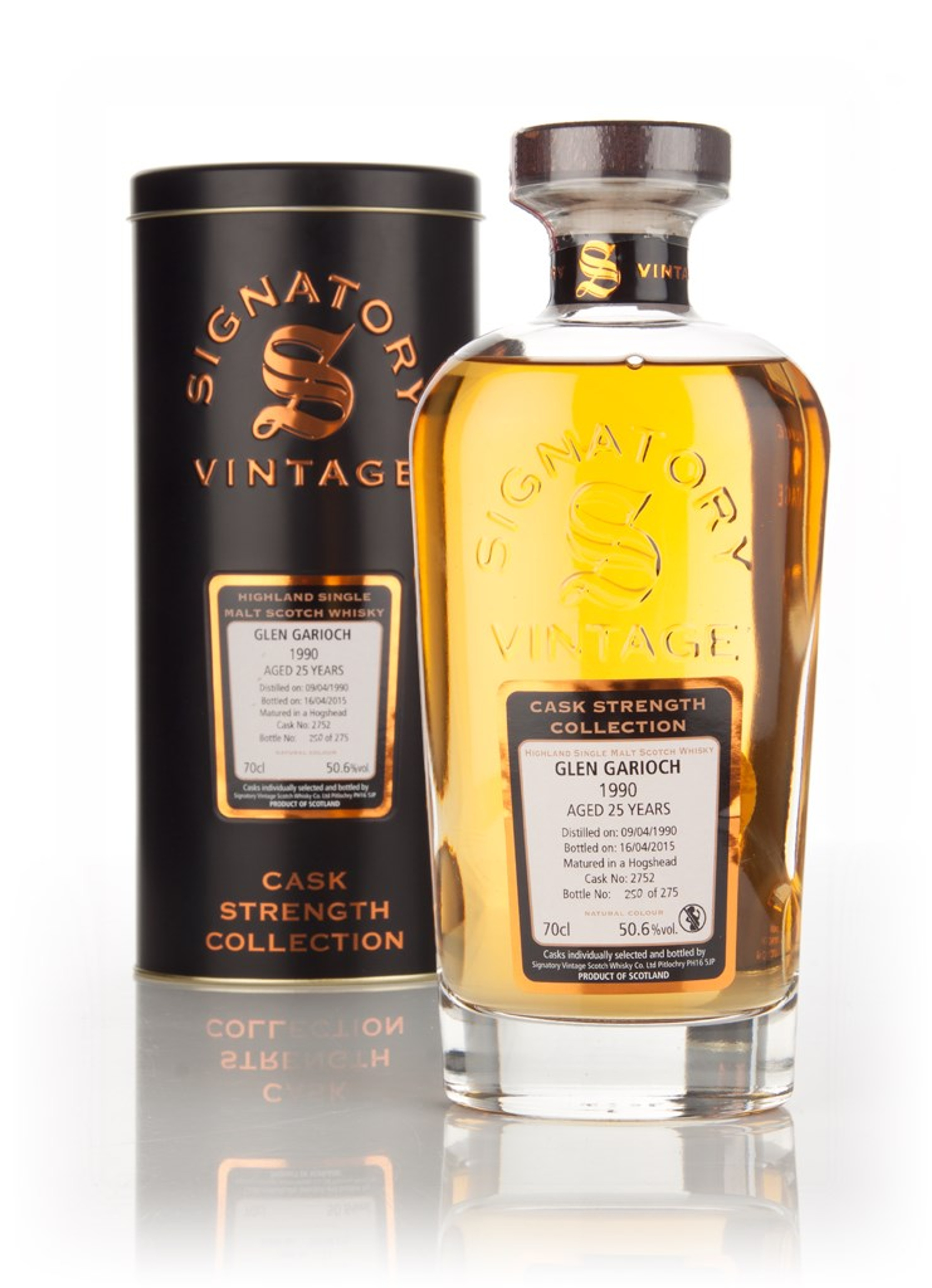 Glen Garioch 25 Year Old 1990 (cask 2752) - Cask Strength Collection (Signatory) 70cl
