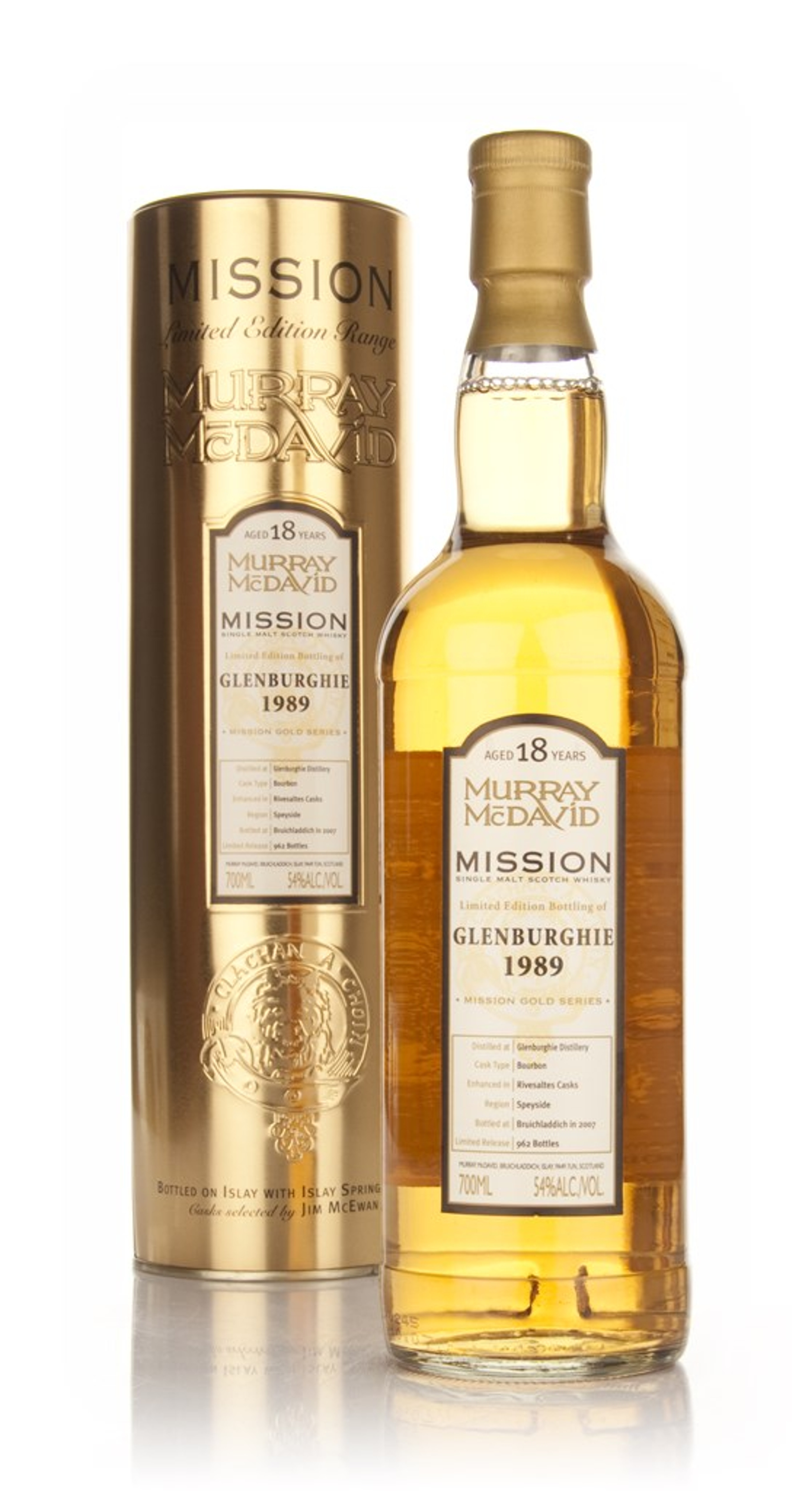 Glenburghie 18 Year Old 1989 - Mission (Murray McDavid) 70cl