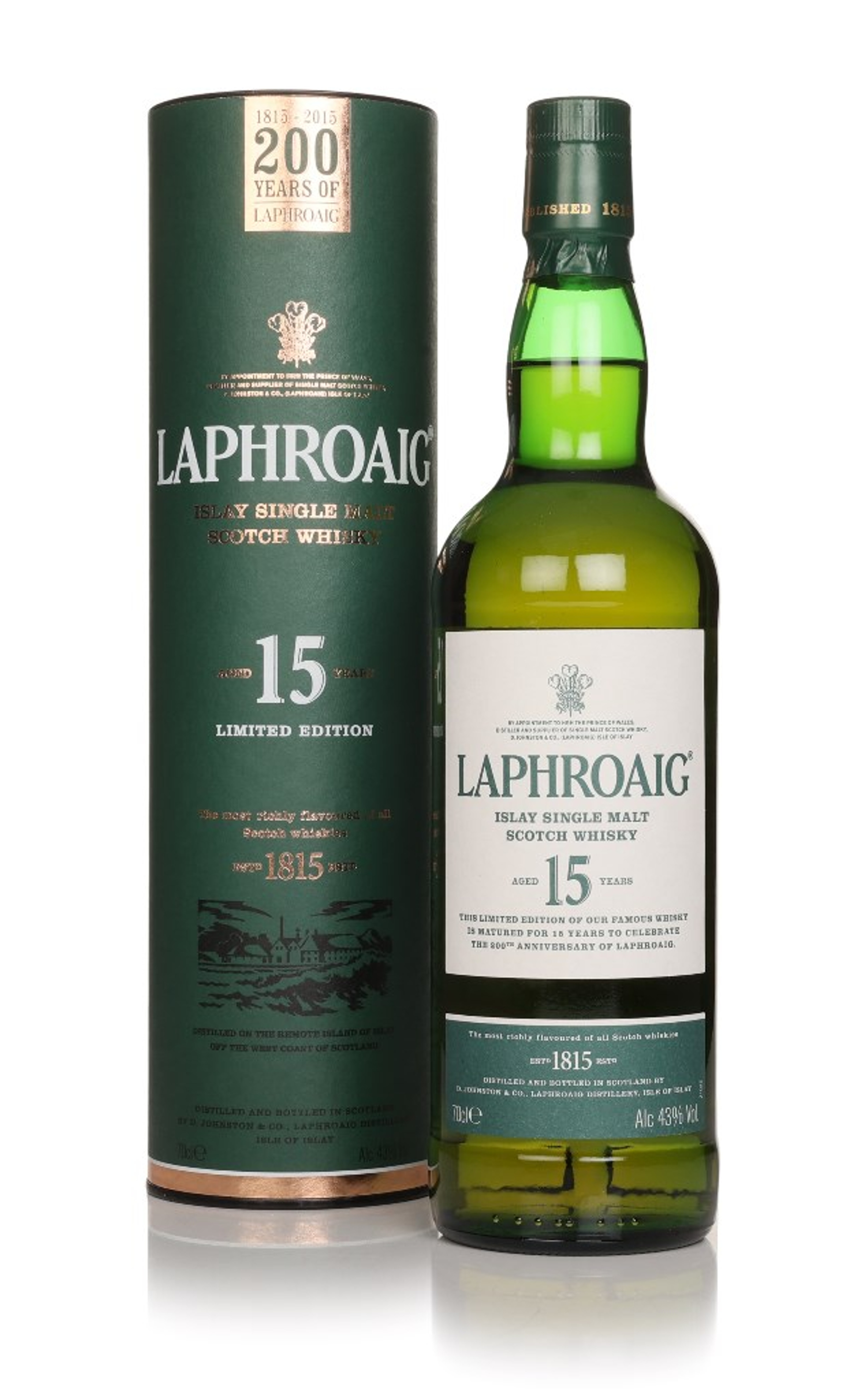 Laphroaig 15 Year Old (200th Anniversary Edition) 70cl