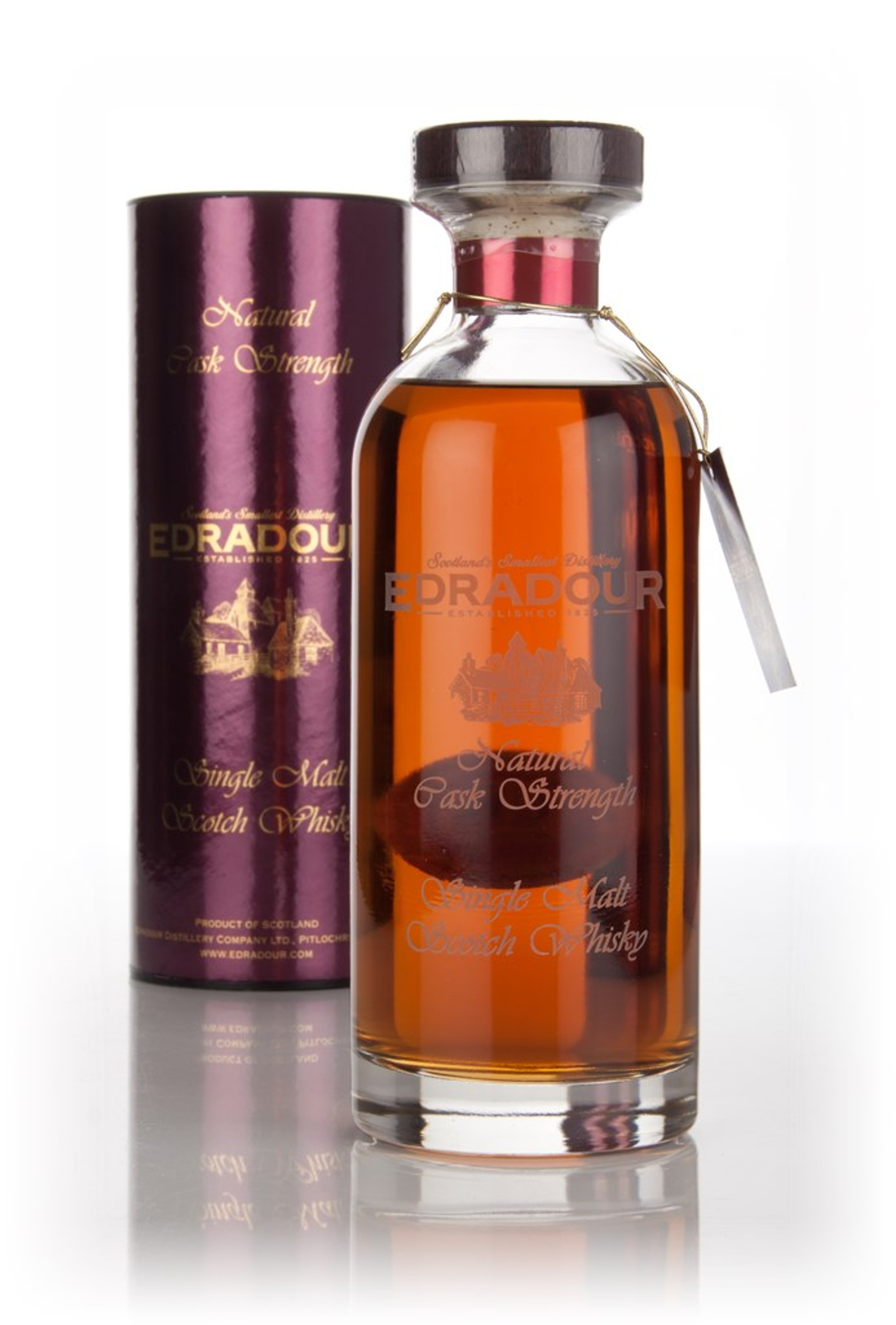 Edradour 14 Year Old 2000 (cask 3142) Natural Cask Strength - Ibisco Decanter 70cl