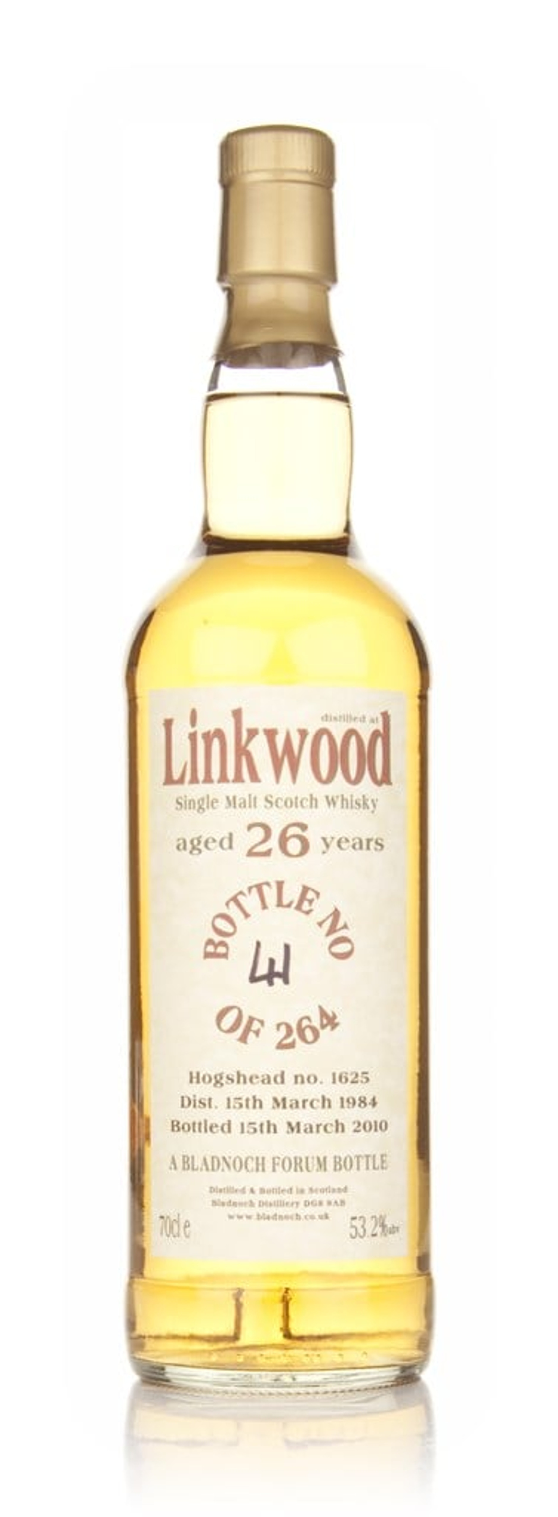 Linkwood 26 Year Old 1984 (Bladnoch) 70cl