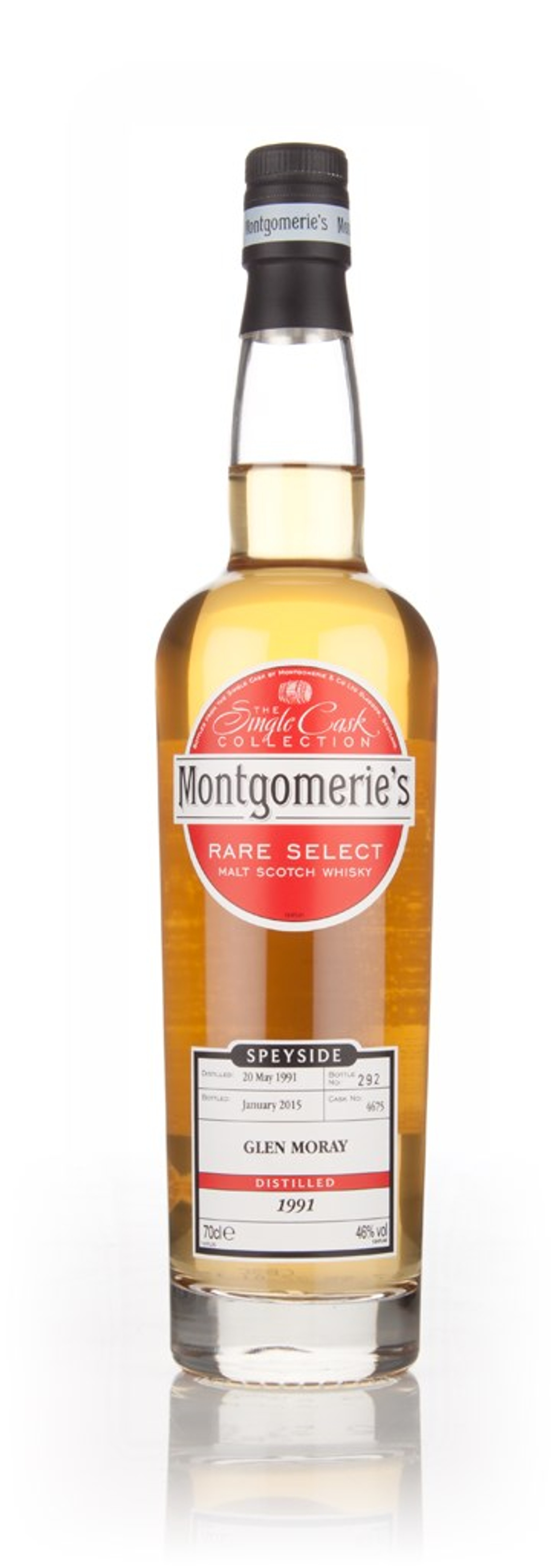 Glen Moray 23 Year Old 1991 (cask 4675) - Rare Select (Montgomerie's) 70cl