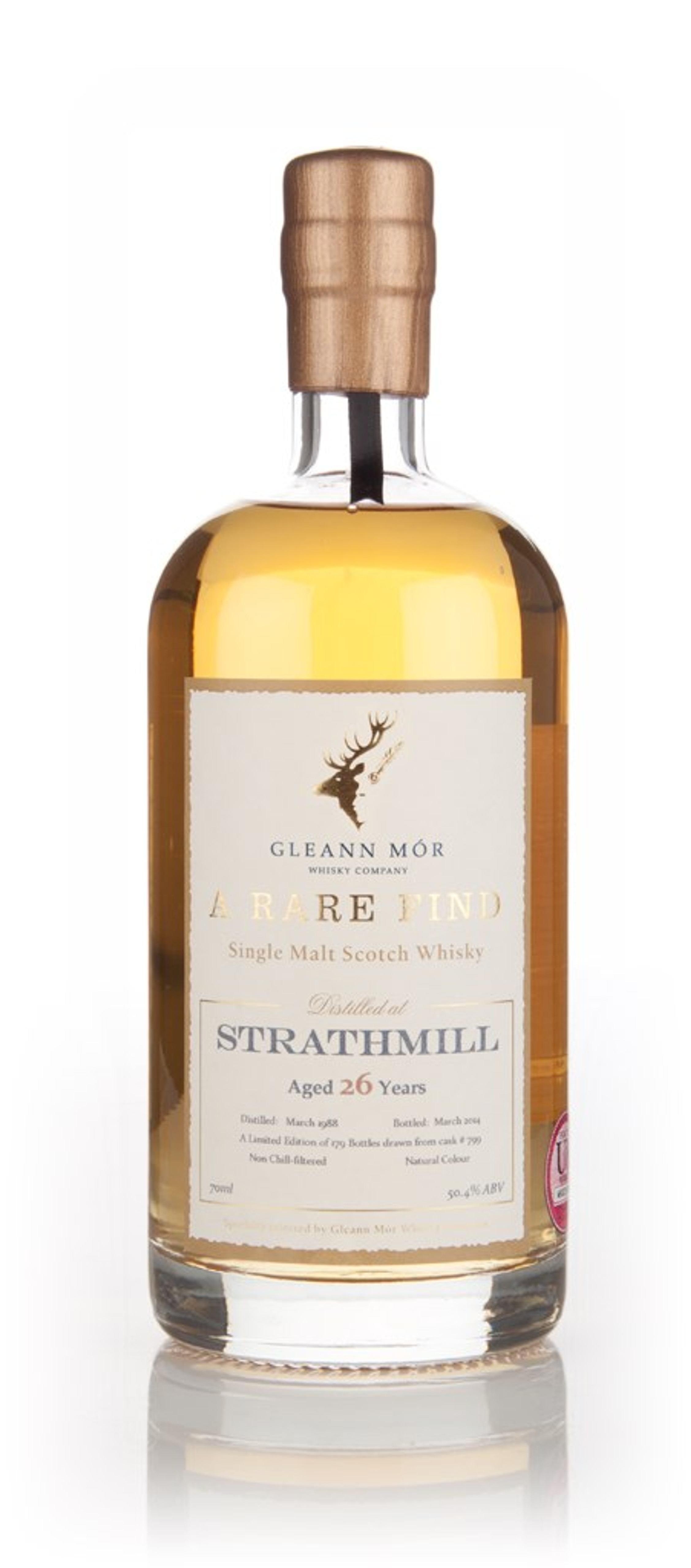 Strathmill 26 Year Old 1988 (cask 799) - A Rare Find (Gleann Mór) 70cl