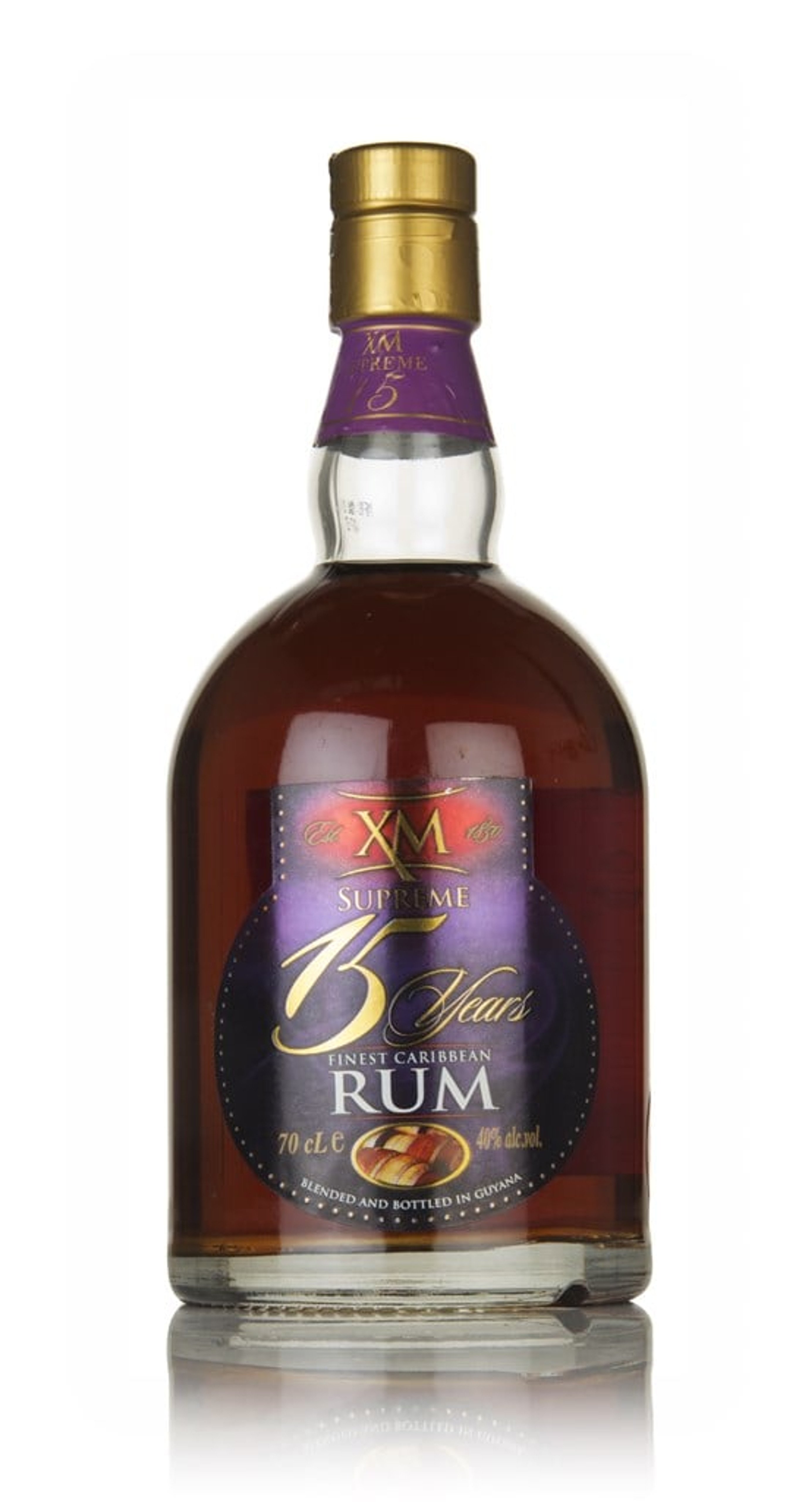 XM Supreme 15 Year Old Rum 70cl