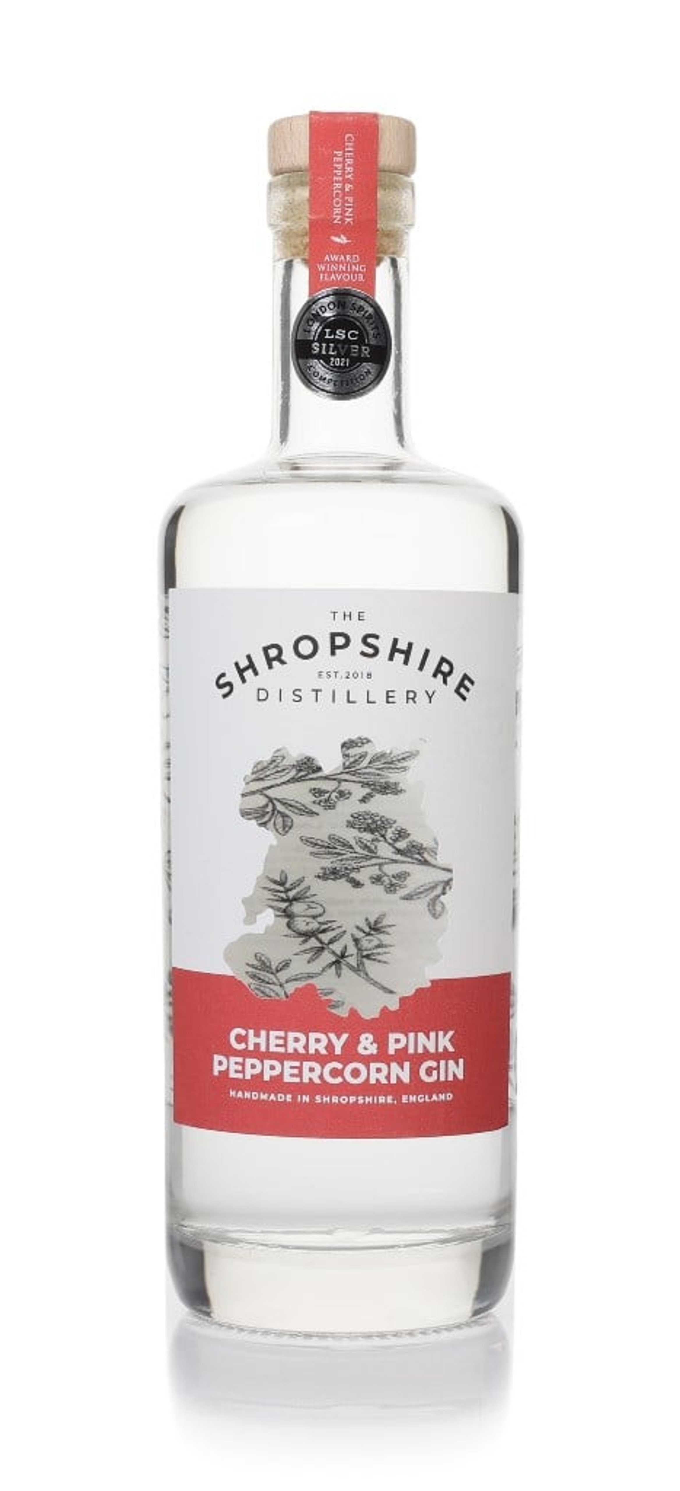 Shropshire Cherry & Pink Peppercorn Gin 70cl