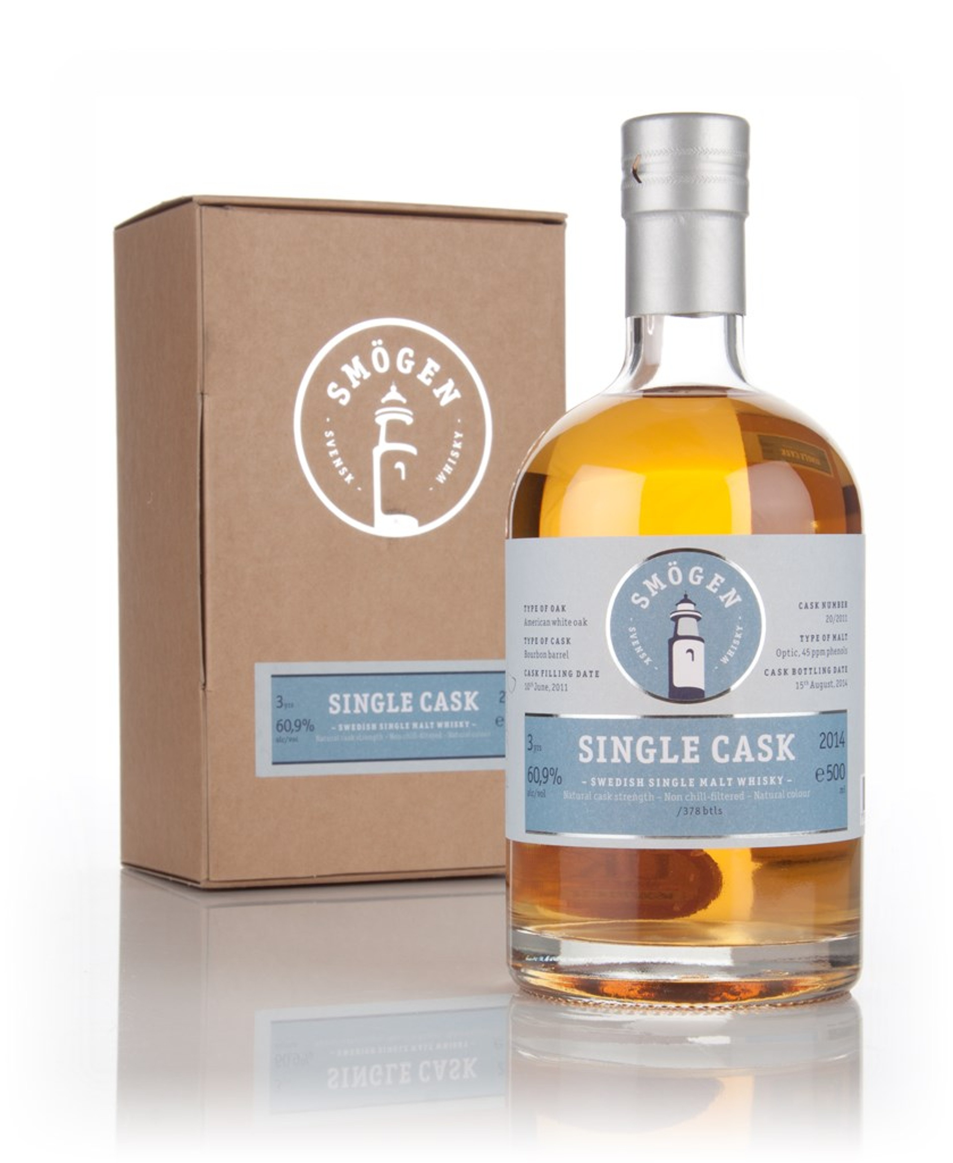 Smögen 3 Year Old 2011 (cask 20/2011) - Single Cask 50cl