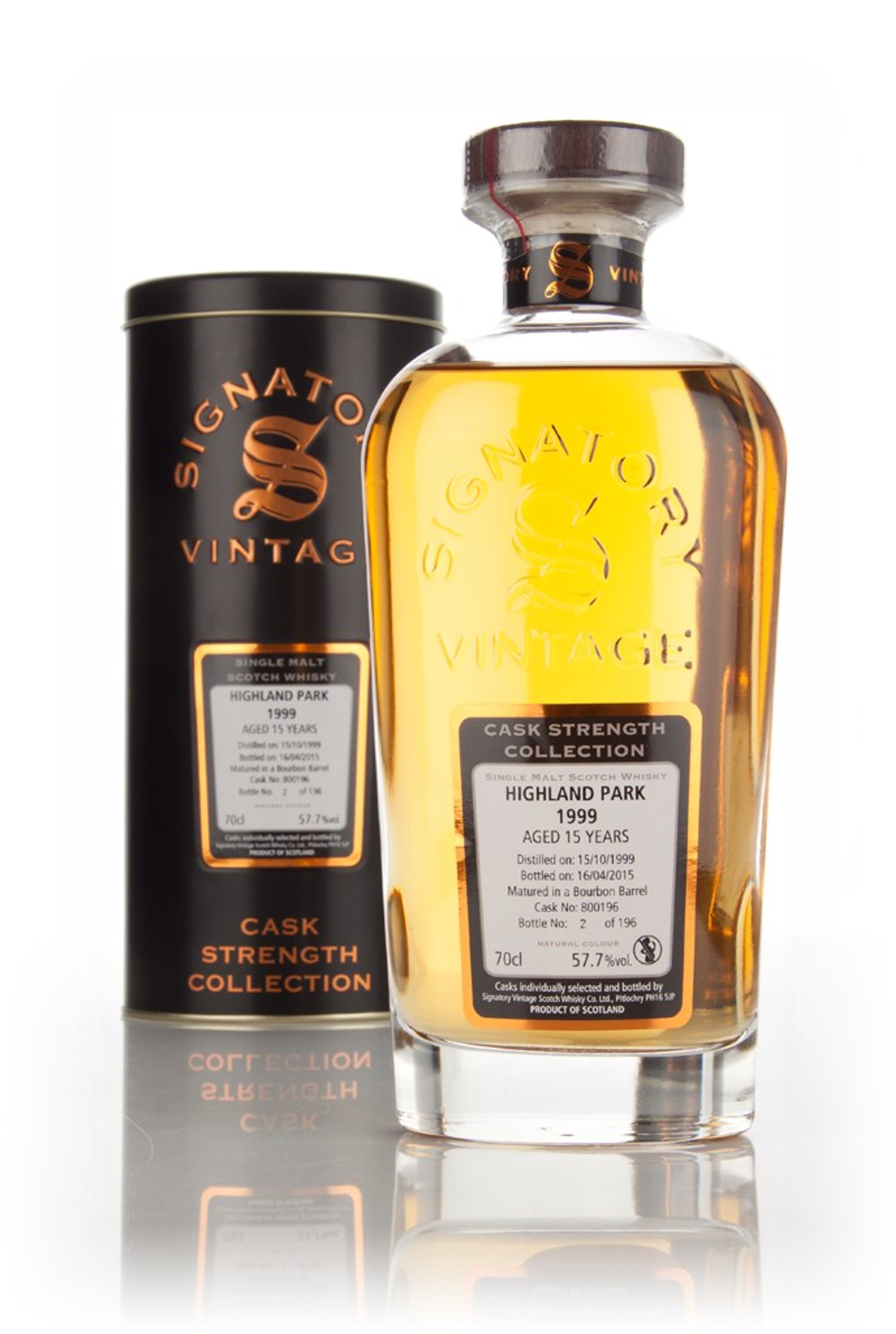 Highland Park 15 Year Old 1999 (cask 800196) - Cask Strength Collection (Signatory) 70cl