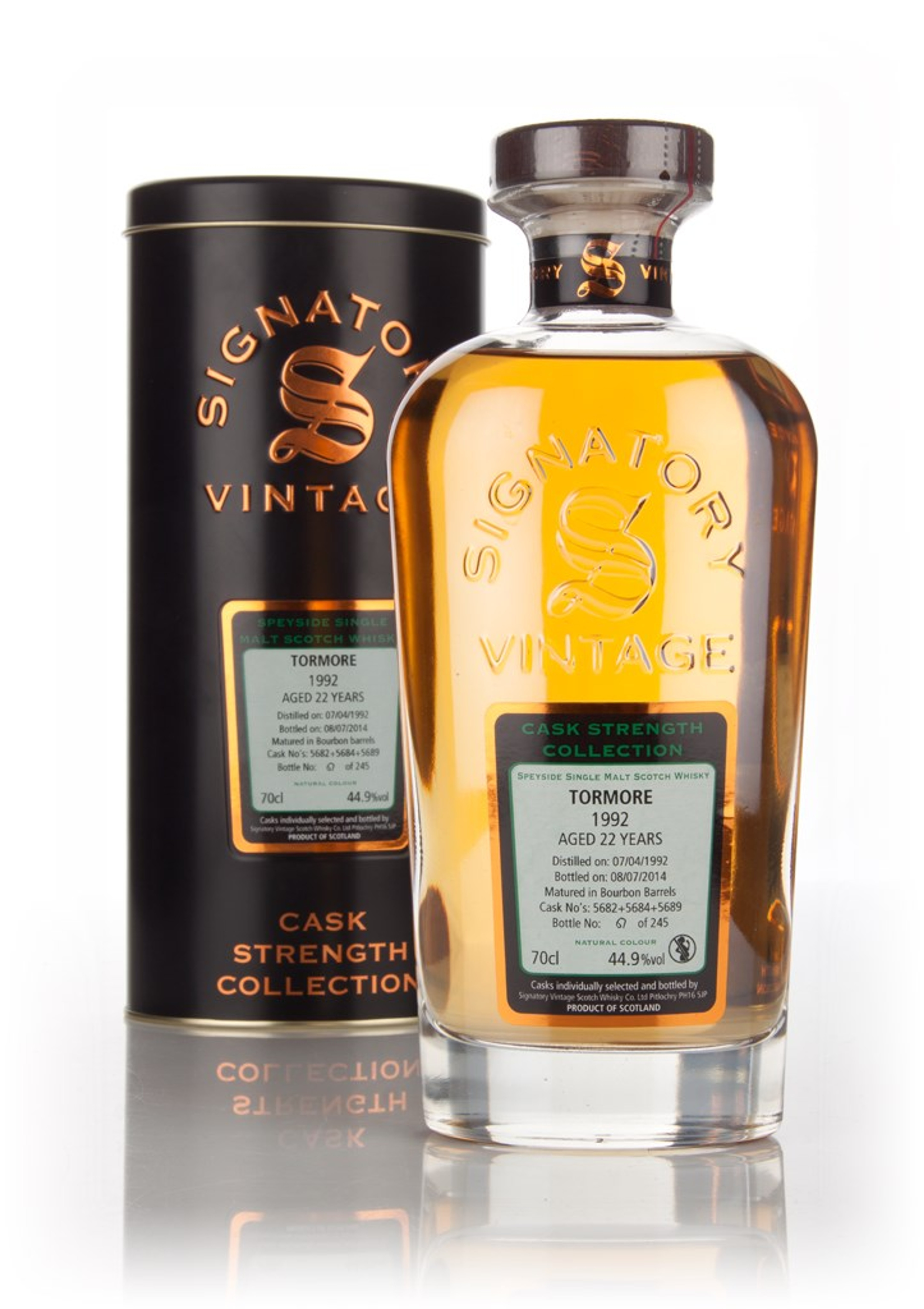 Tormore 22 Year Old 1992 - Cask Strength Collection (Signatory) 70cl