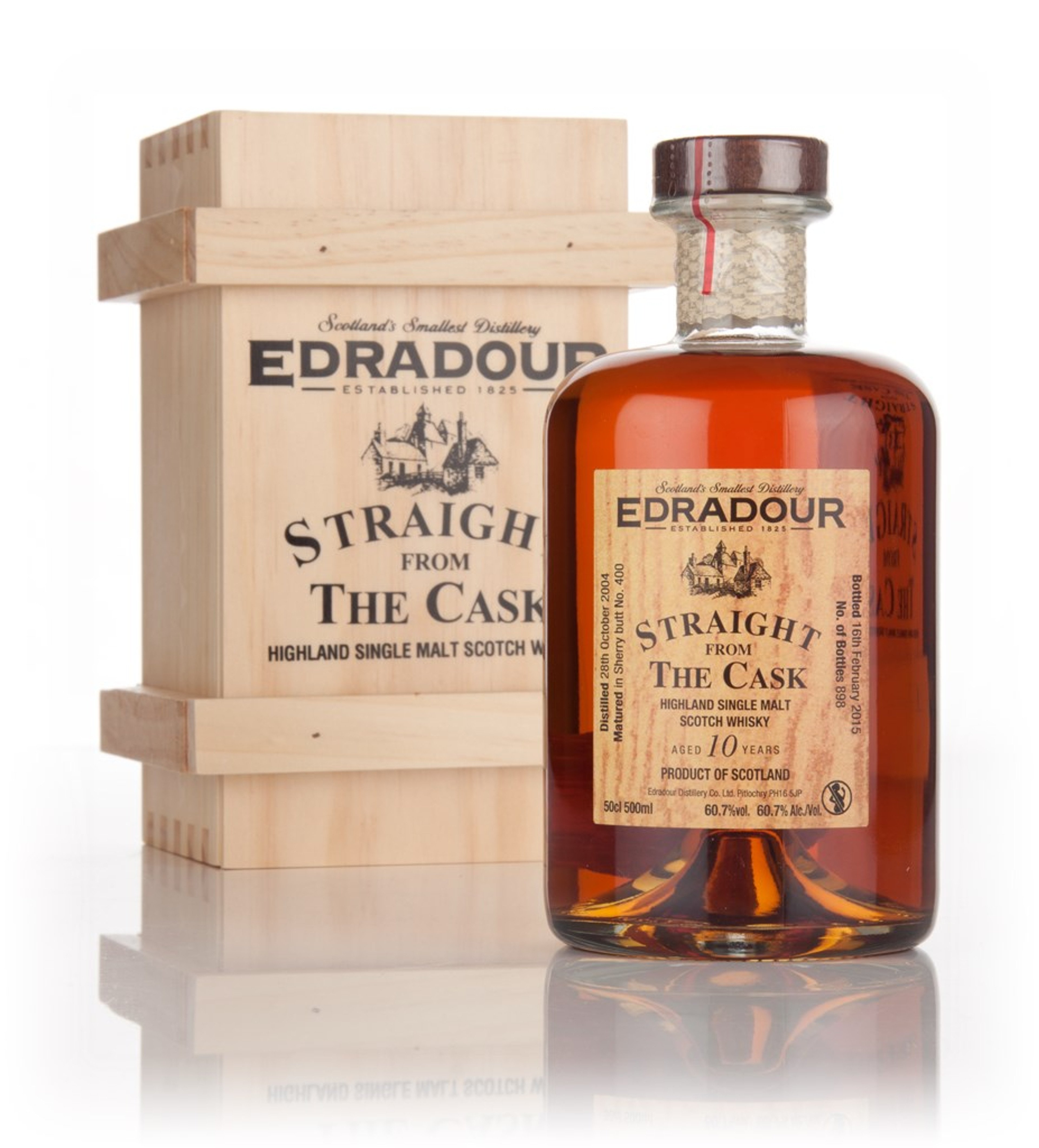 Edradour 10 Year Old 2004 (cask 400) - Straight From the Cask 50cl