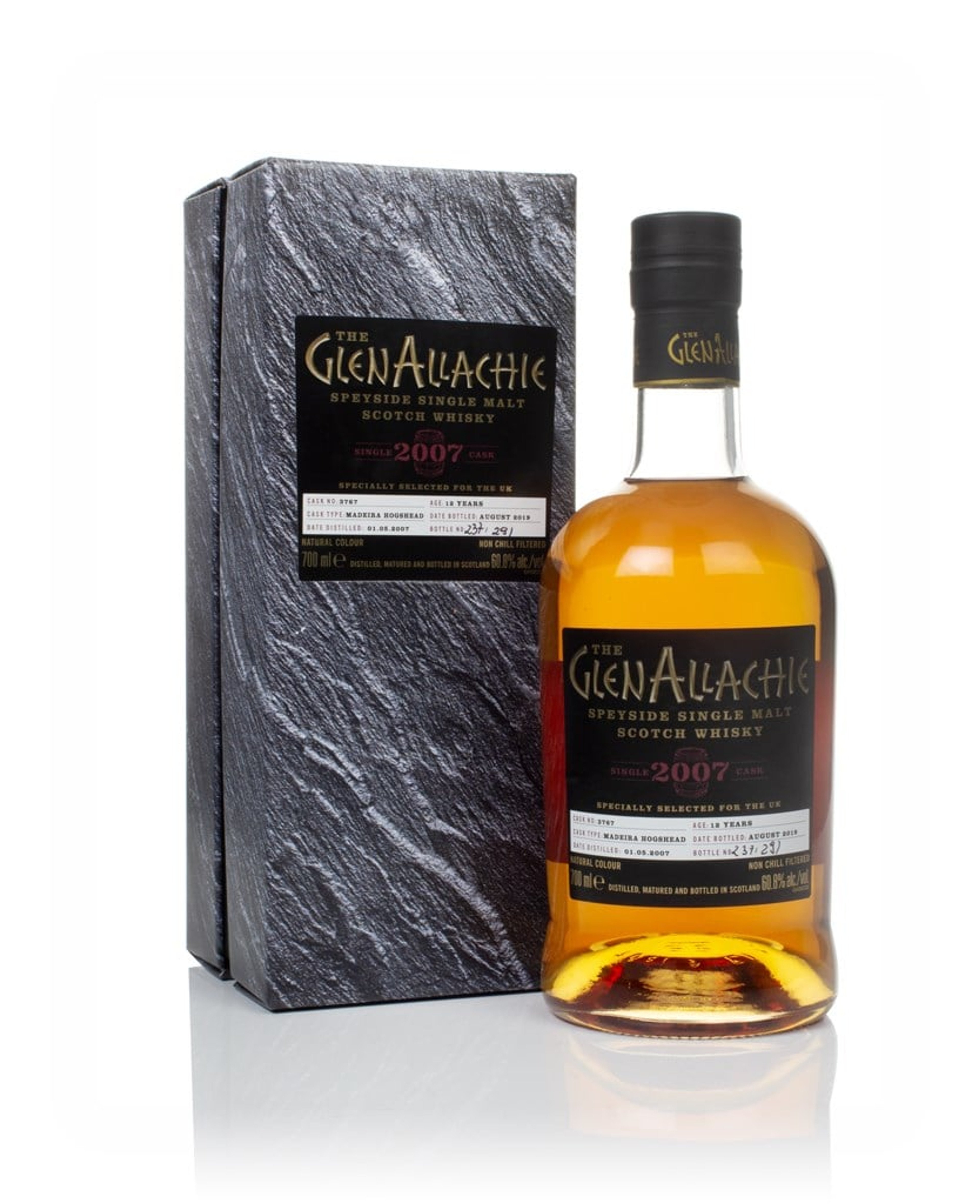 GlenAllachie 12 Year Old 2007 (cask 3767) - Single Cask 70cl