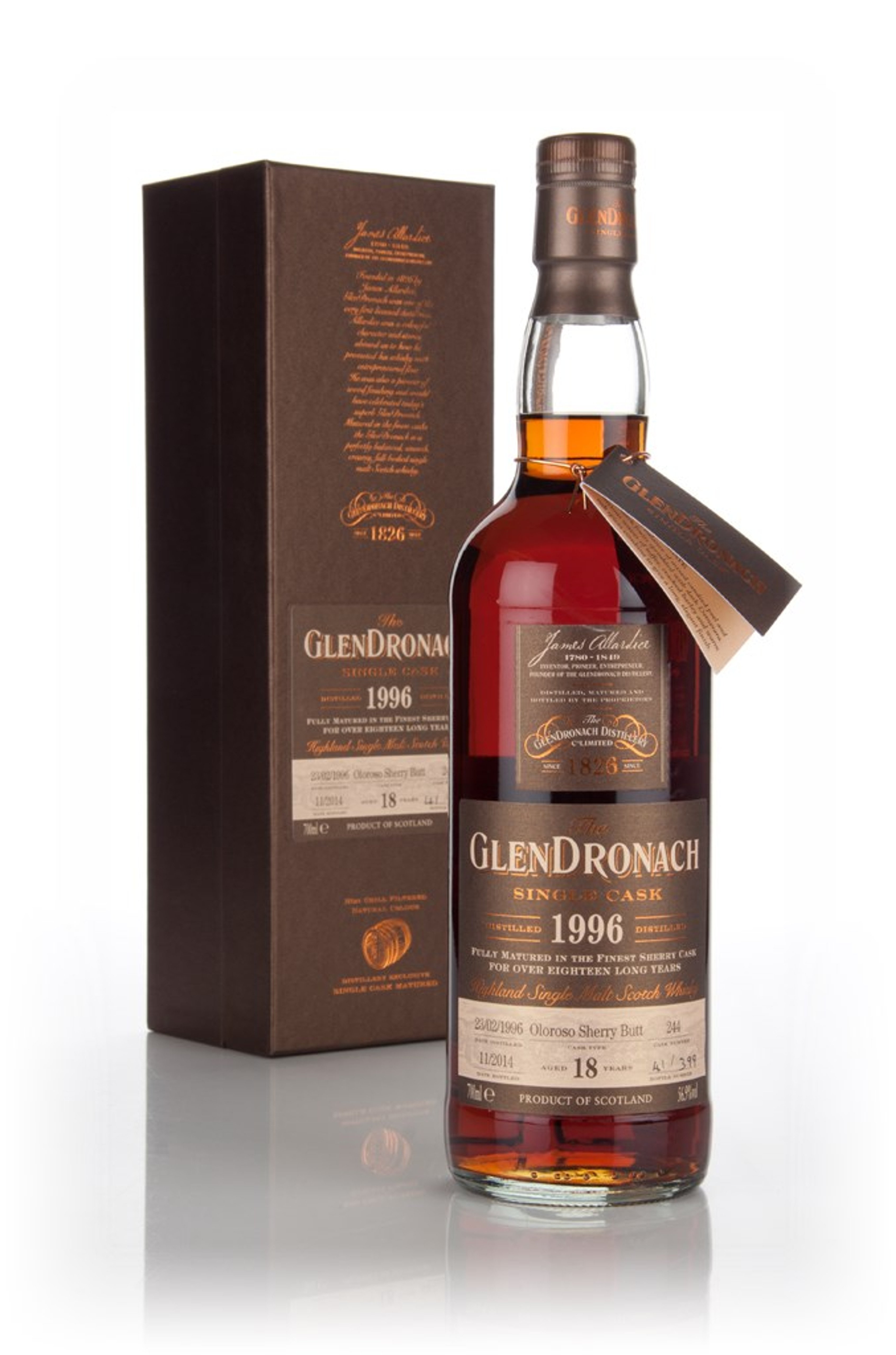 GlenDronach 18 Year Old 1996 (cask 244) - Batch 11 70cl
