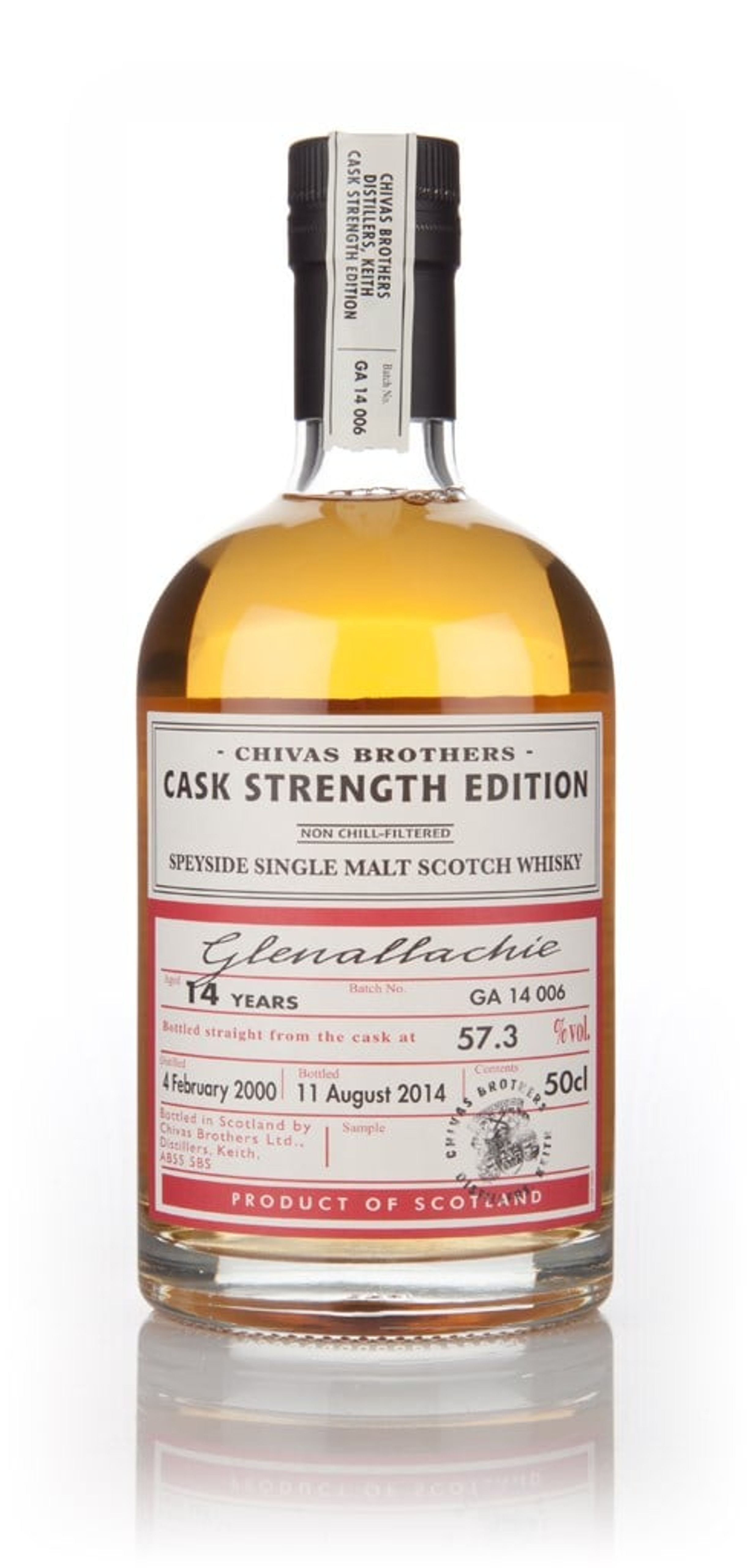 Glenallachie 14 Year Old 2000 - Cask Strength Edition (Chivas Brothers) 50cl