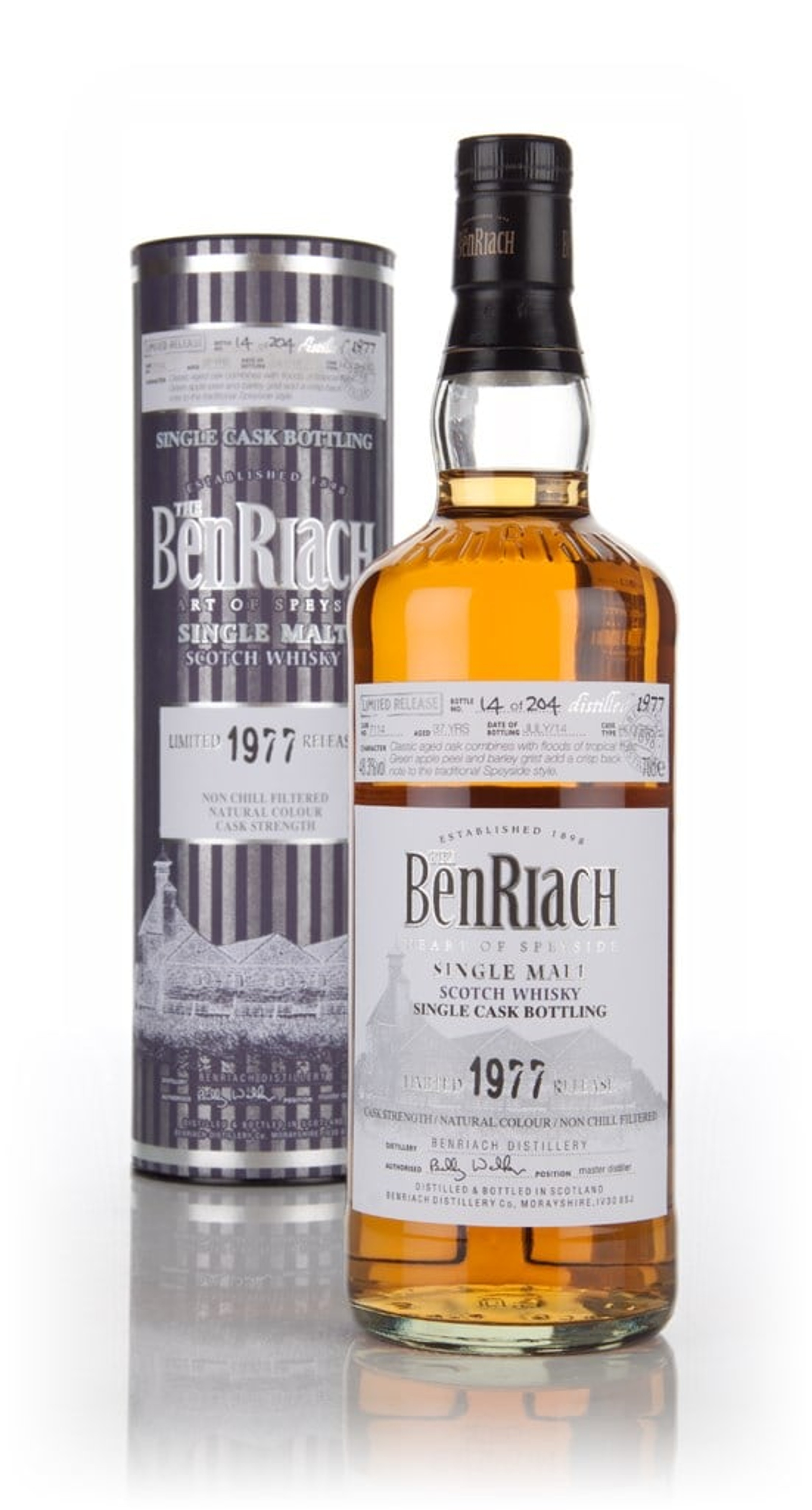 BenRiach 37 Year Old 1977 (cask 7114) 70cl