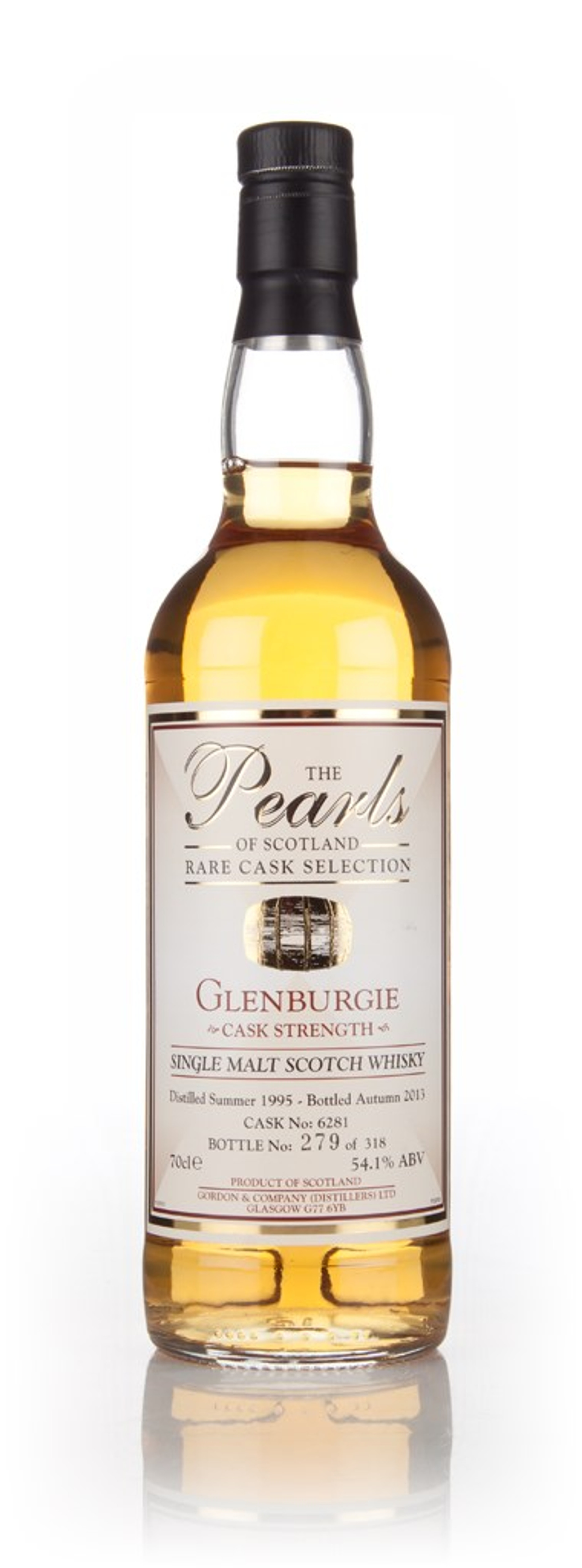 Glenburgie 1995 (bottled 2013) (cask 6281) - Pearls Of Scotland (Gordon & Company) 70cl
