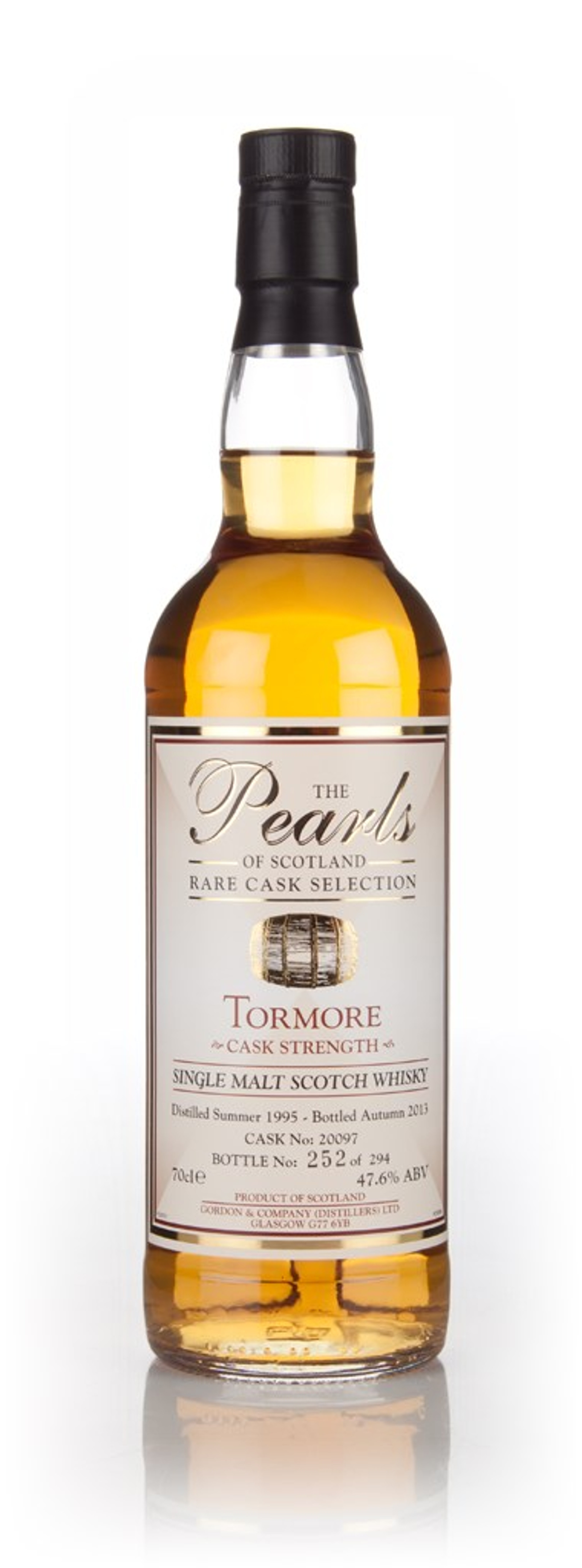 Tormore 1995 (bottled 2013) (cask 20097) - Pearls Of Scotland (Gordon and Company) 70cl