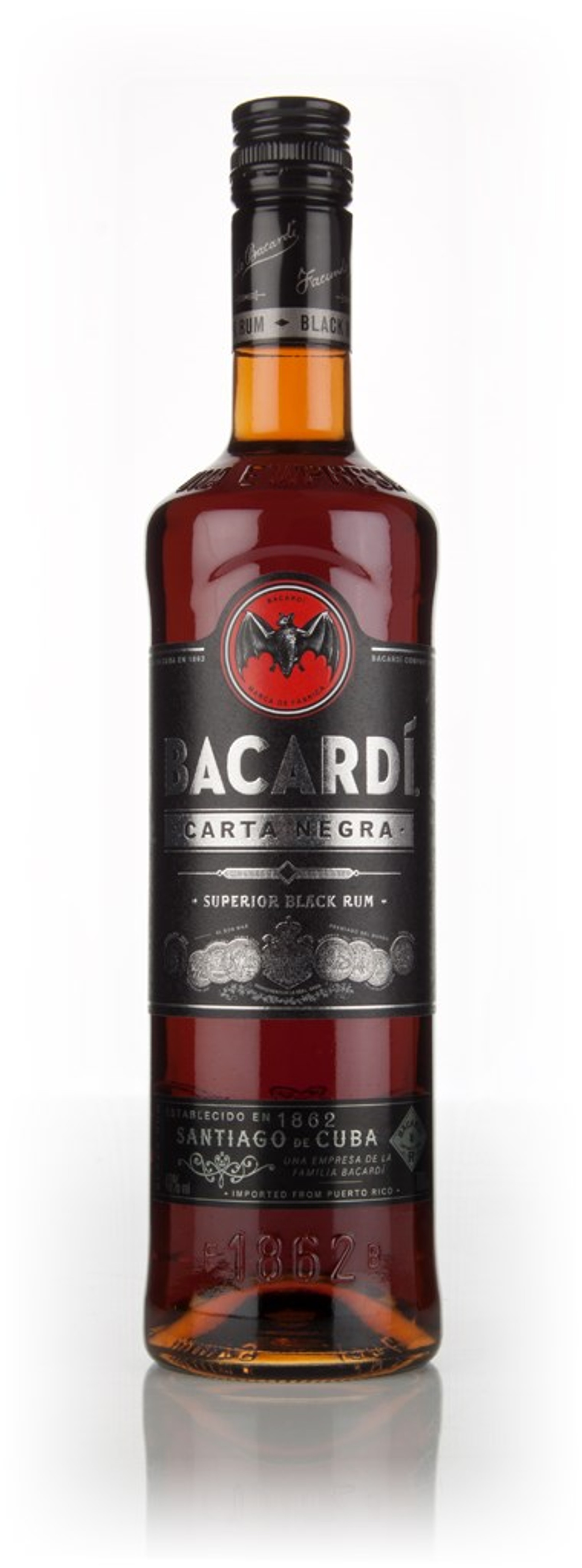 Bacardi Carta Negra (40%) 70cl