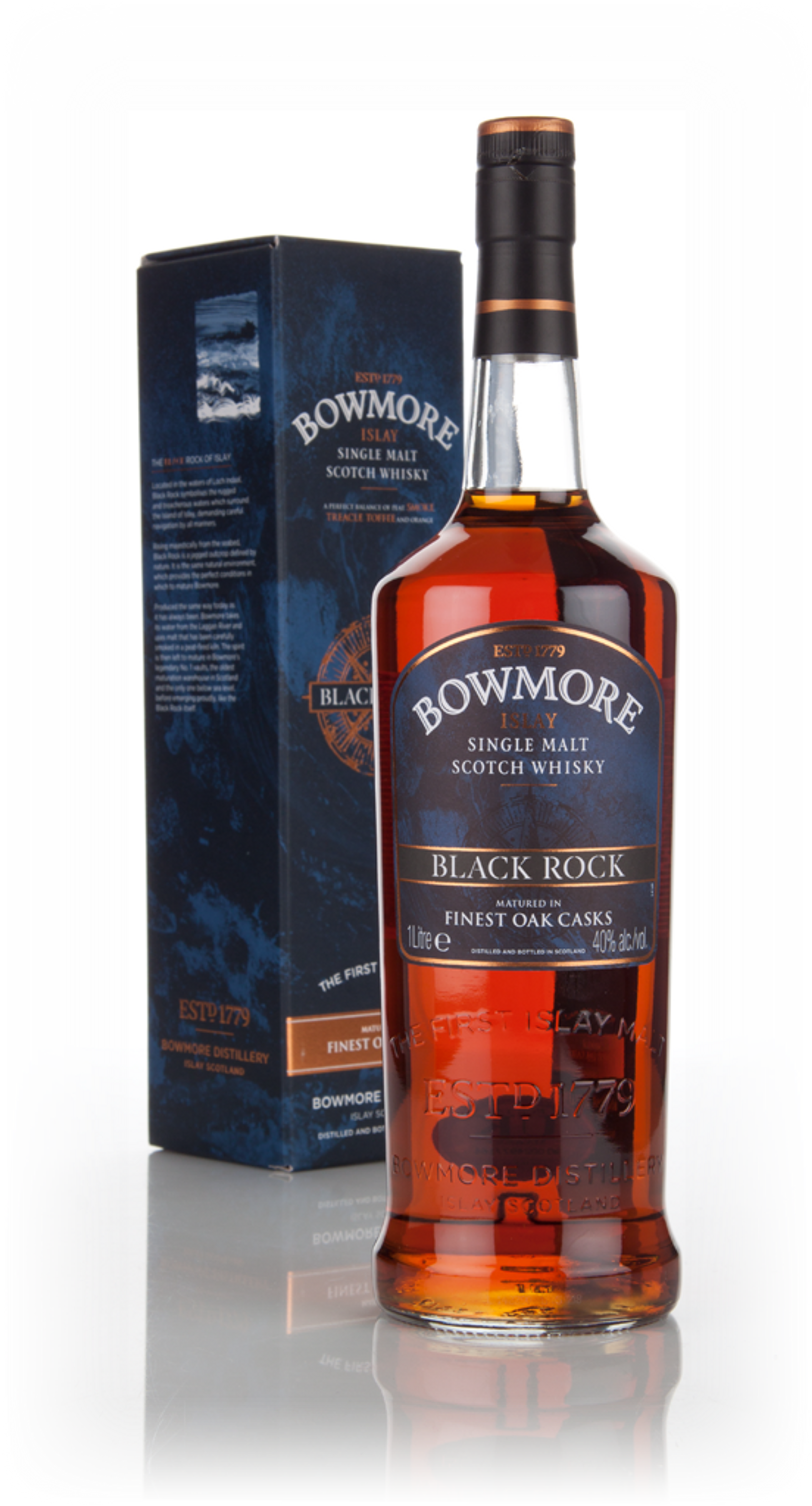 未開封 BOWMORE BLACK ROCK&GOLD REEFセット 1L Bowmore Black Rock (1L) 100cl Whisky | Master Of Malt