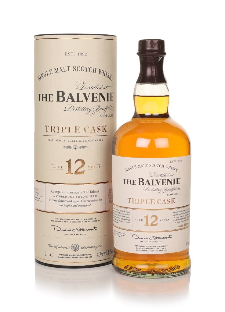 Balvenie 12 Year Old Triple Cask 100cl