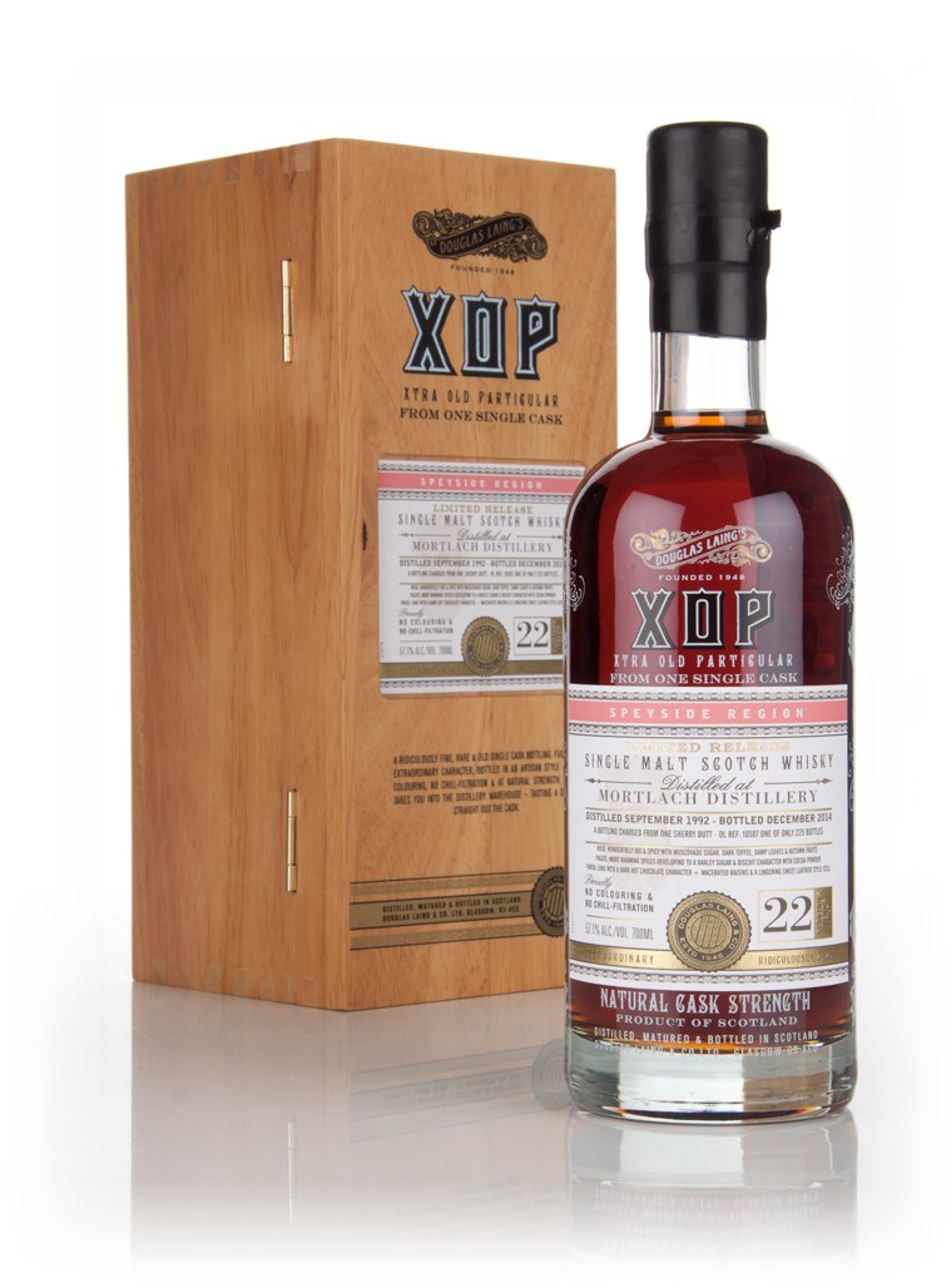 Mortlach 22 Year Old 1992 (cask 10587) - Xtra Old Particular (Douglas Laing) 70cl