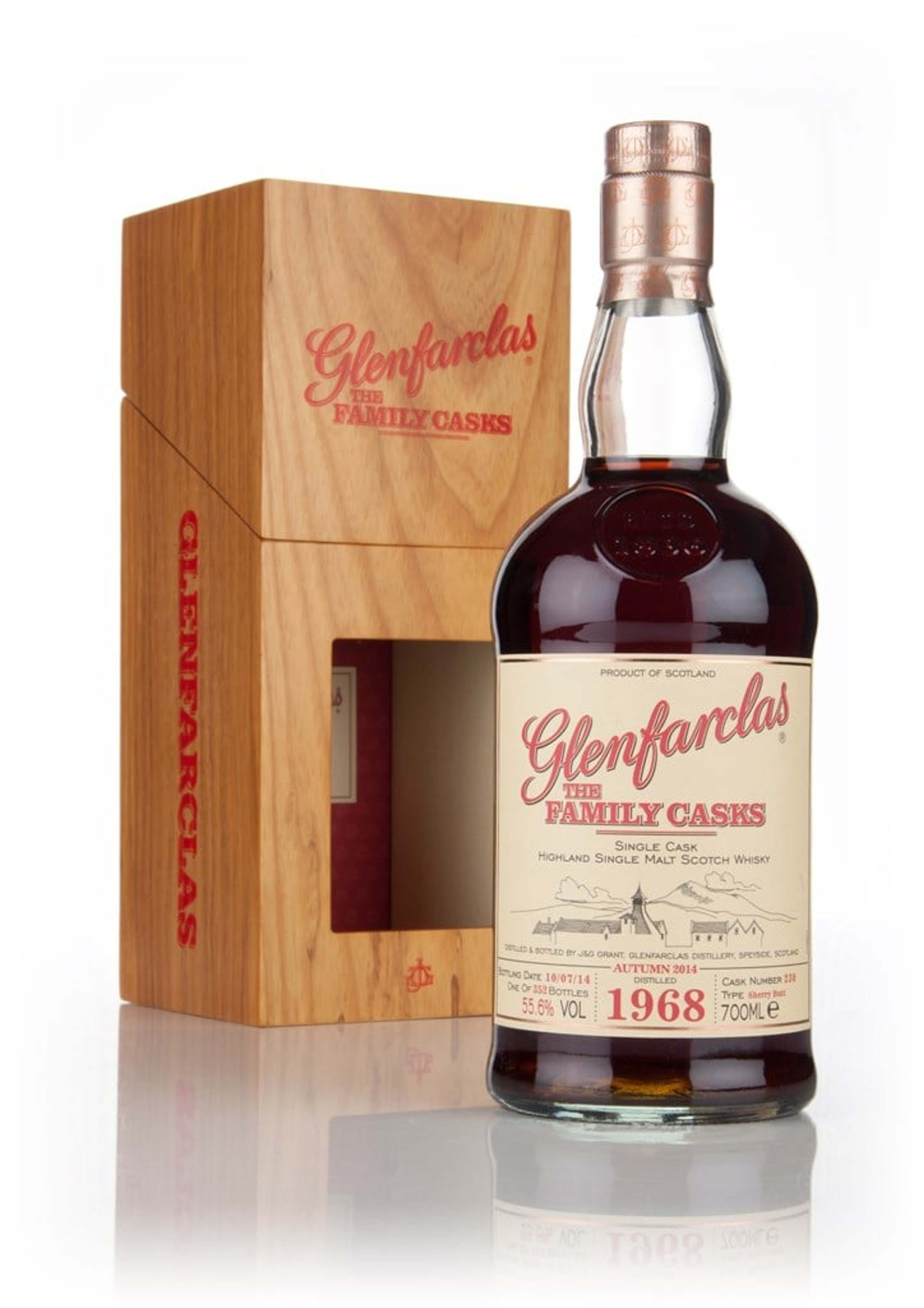 Glenfarclas 1968 (cask 230) Family Cask Autumn 2014 Release 70cl