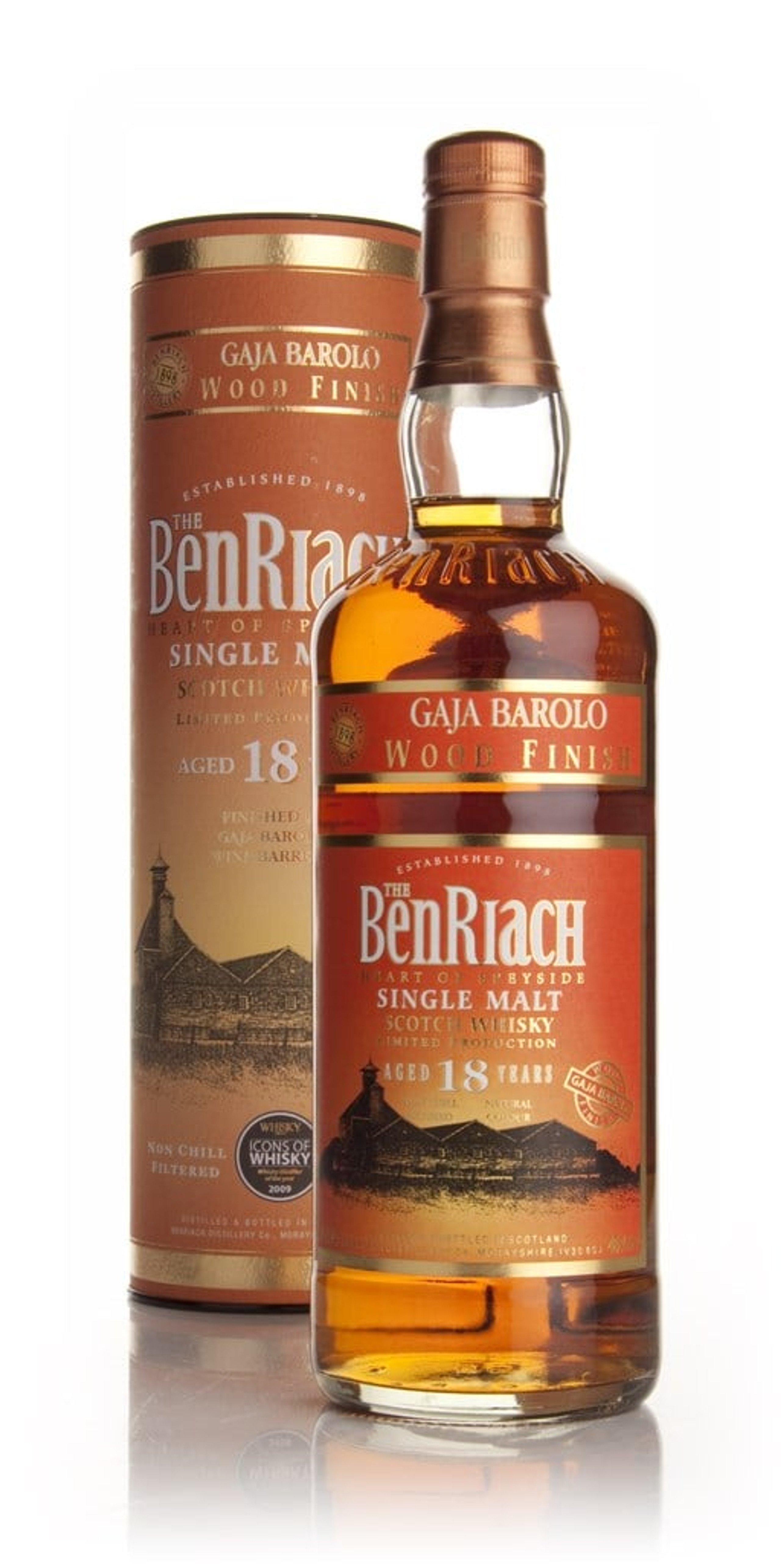 Benriach 18 Year Old Gaja Barolo Wood Finish 70cl