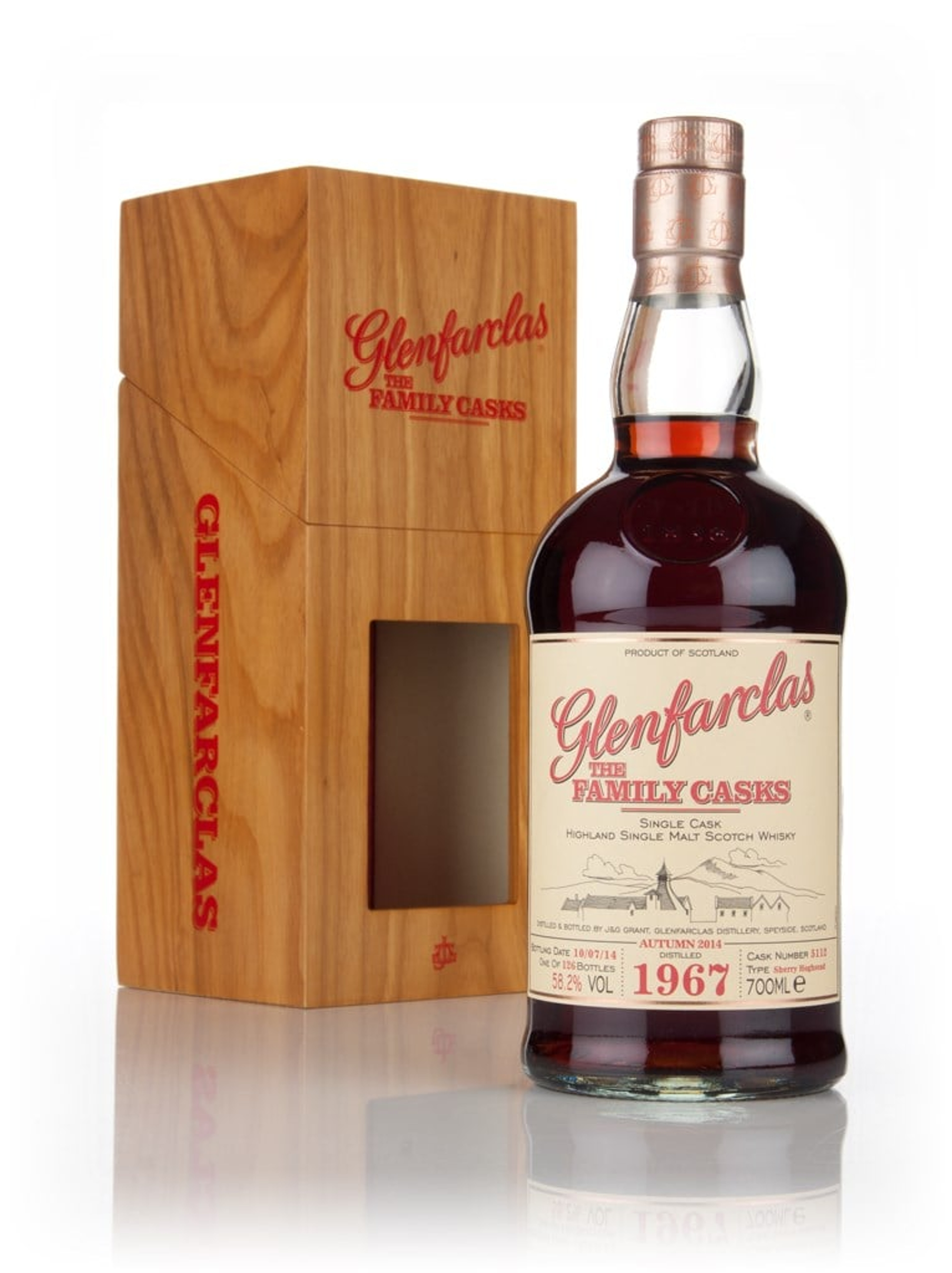 Glenfarclas 1967 (cask 5112) Family Cask Autumn 2014 Release 70cl