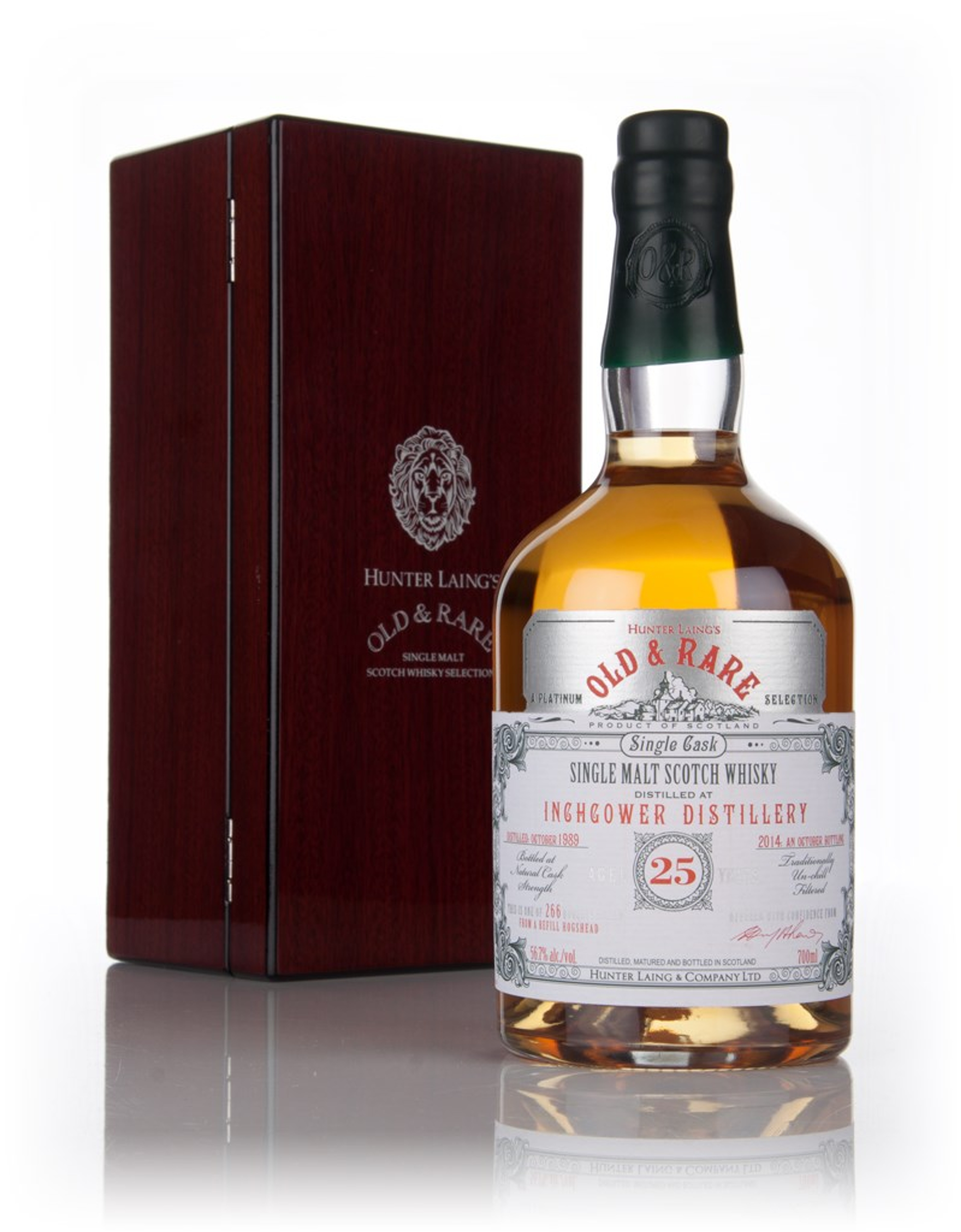 Inchgower 25 Year Old 1989  - Old & Rare Platinum (Hunter Laing) 70cl