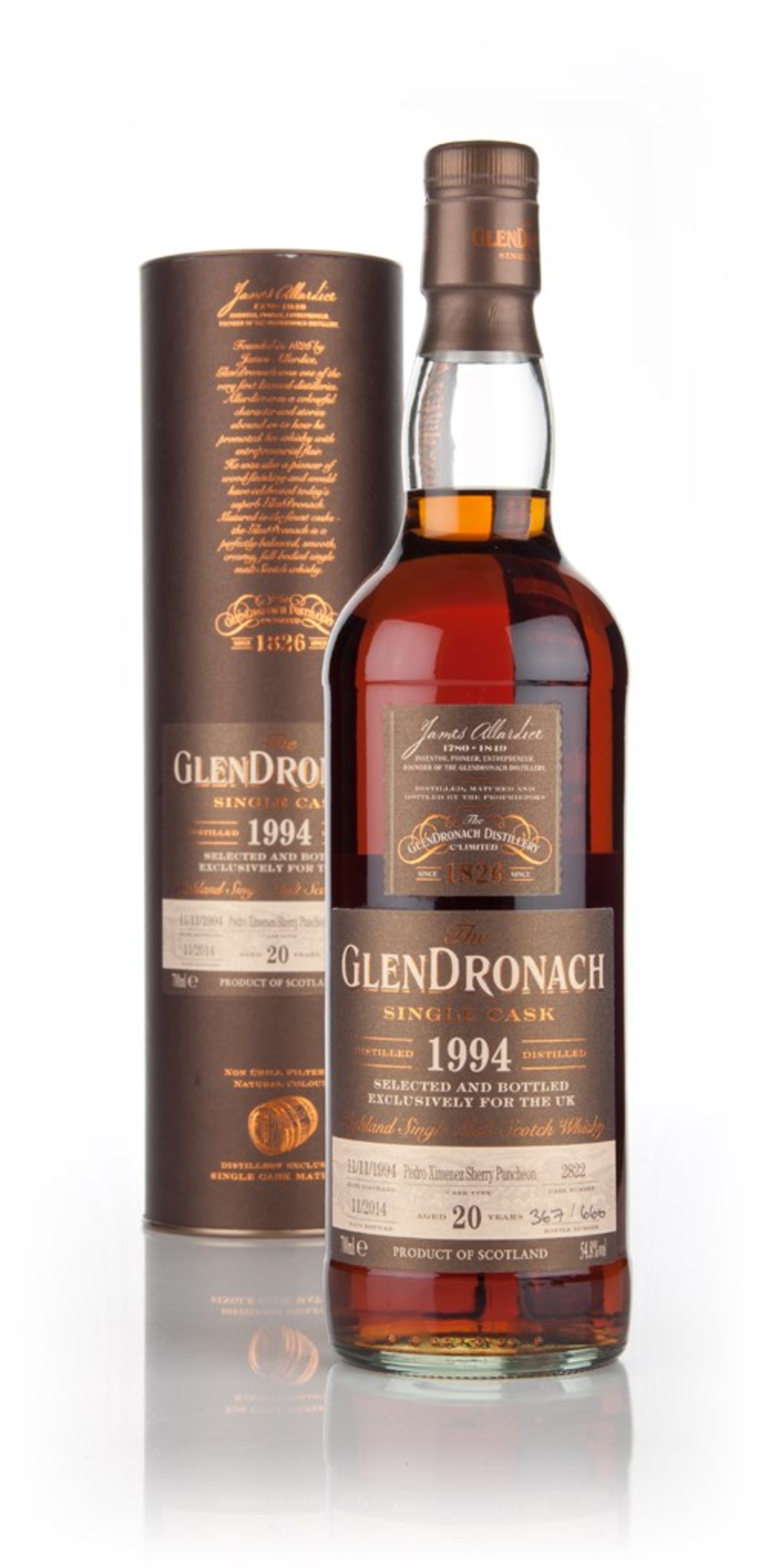 GlenDronach 20 Year Old 1994 (cask 2822) 70cl