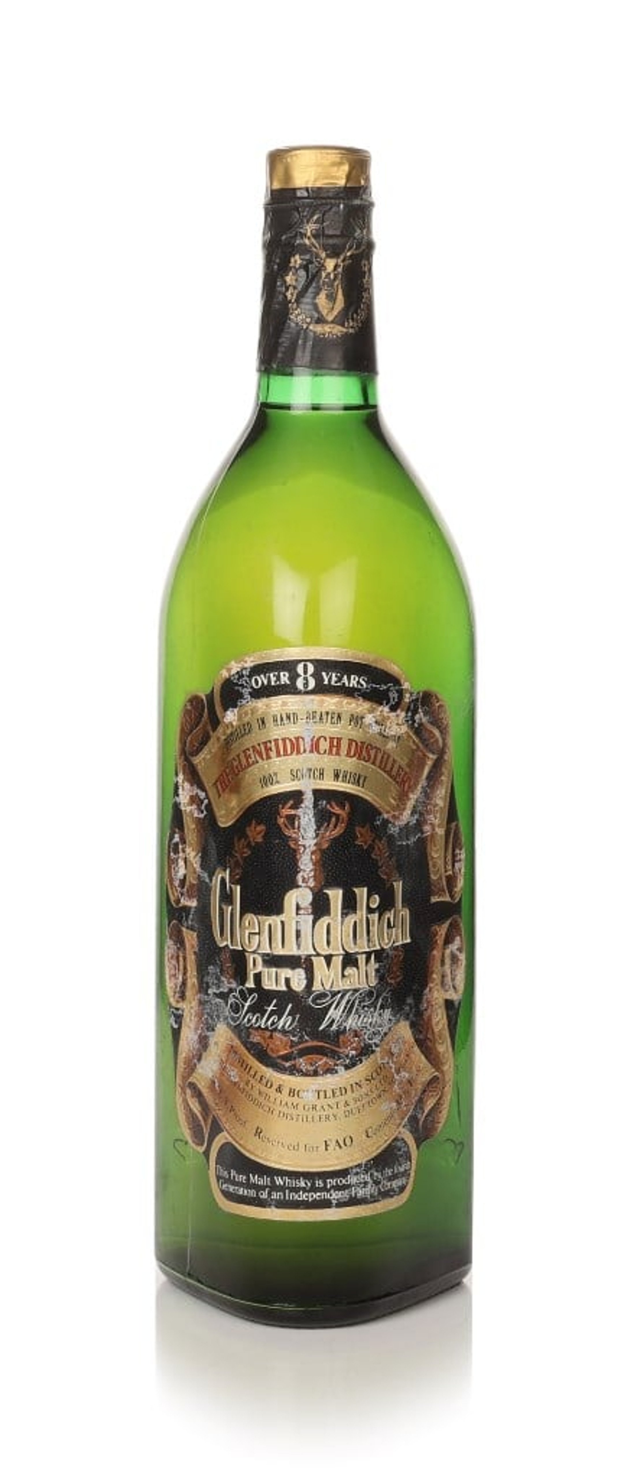 Glenfiddich Pure Malt 8 Year Old 94.5cl - 1970s 95cl