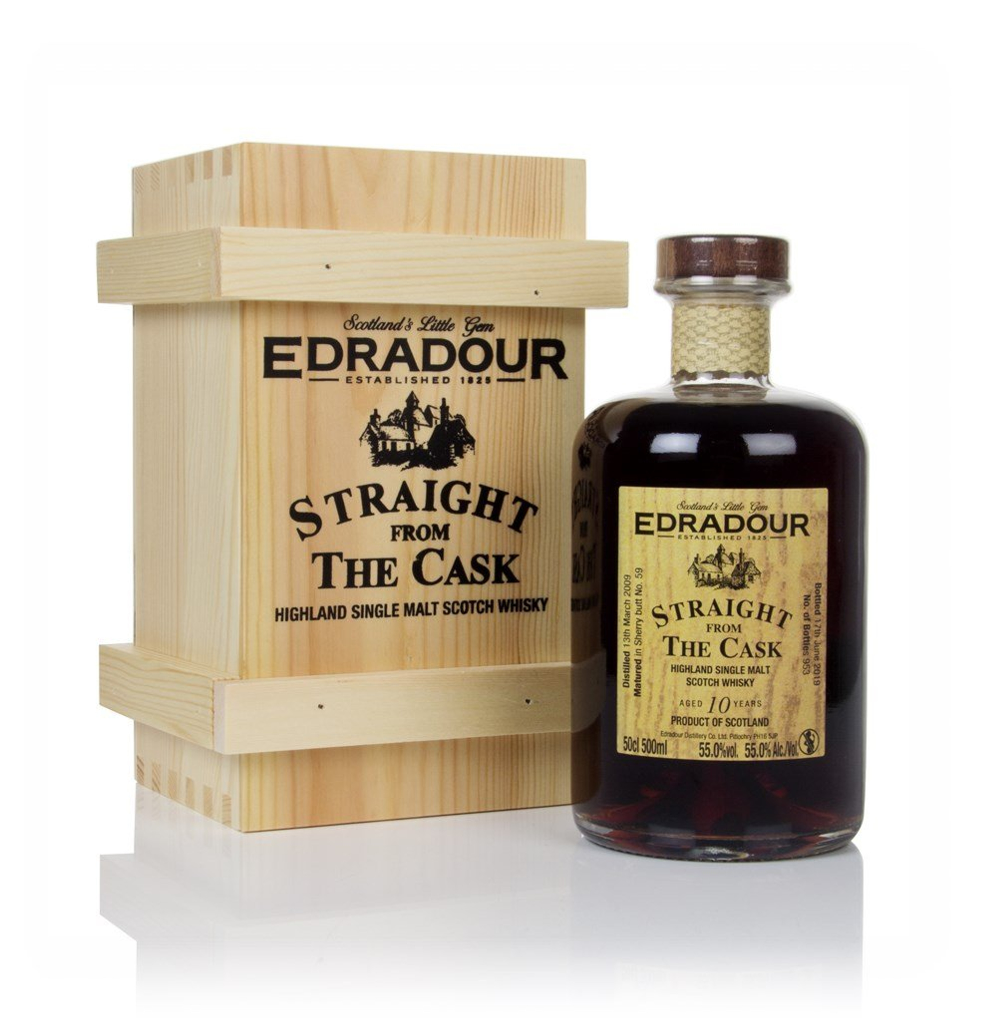 Edradour 10 Year Old 2009 (cask 59) - Straight From The Cask 50cl