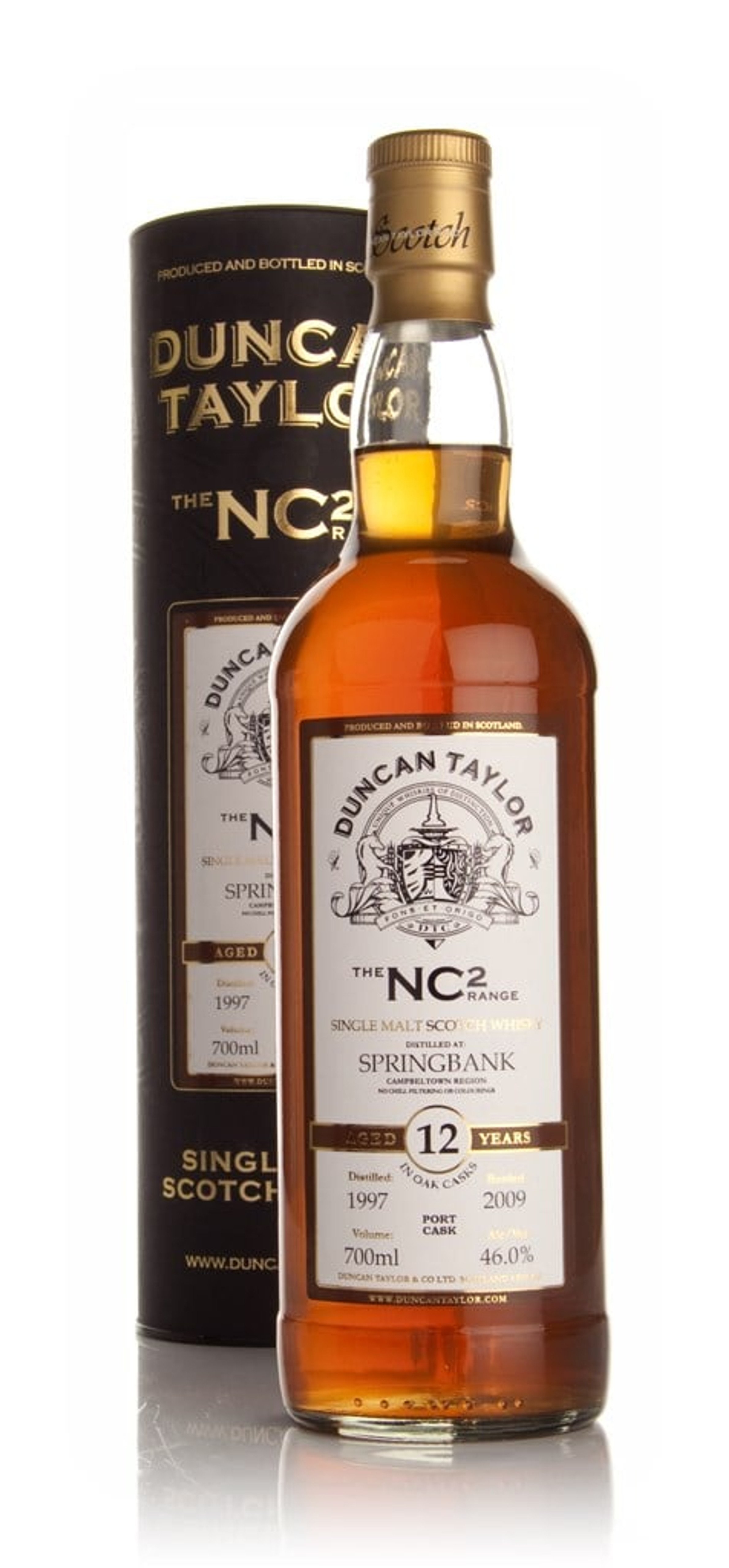 Springbank 12 Year Old 1997 - NC2 (Duncan Taylor) 70cl