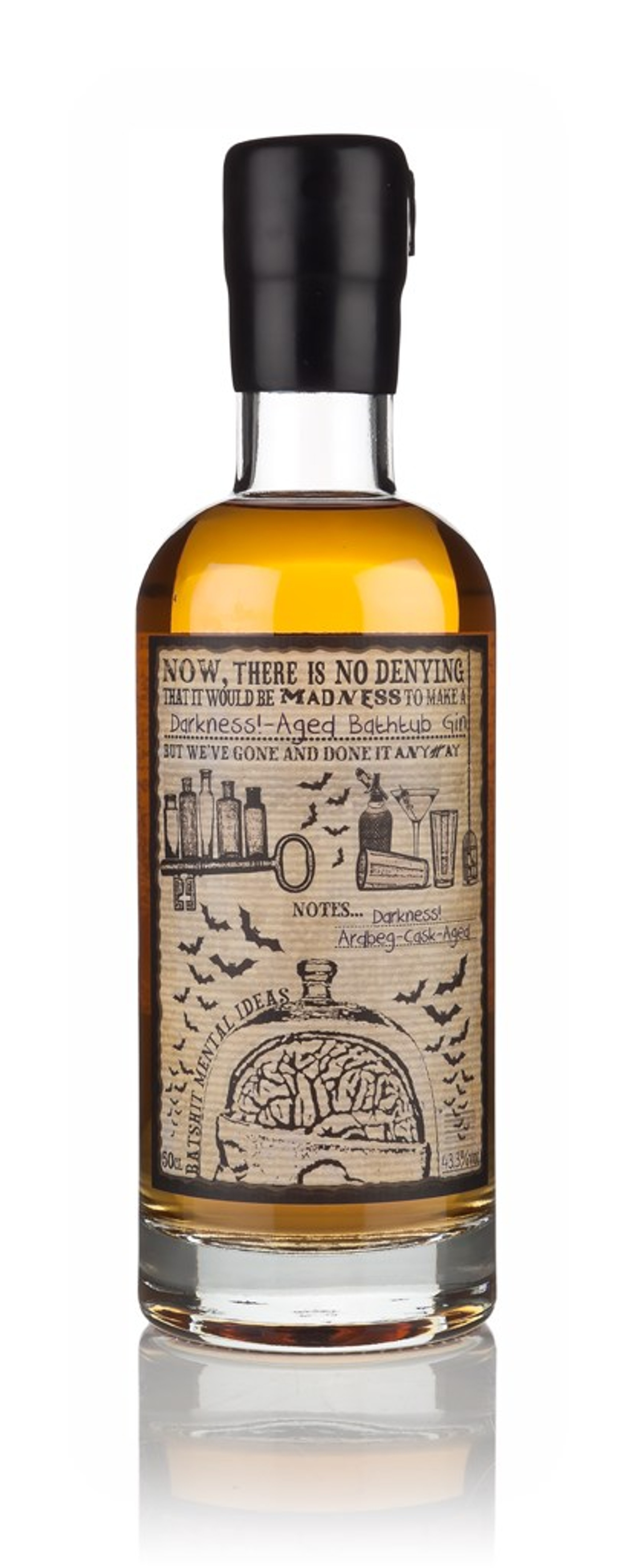 Darkness!-Aged Bathtub Gin (Ardbeg) (Batshit Mental Ideas) 50cl
