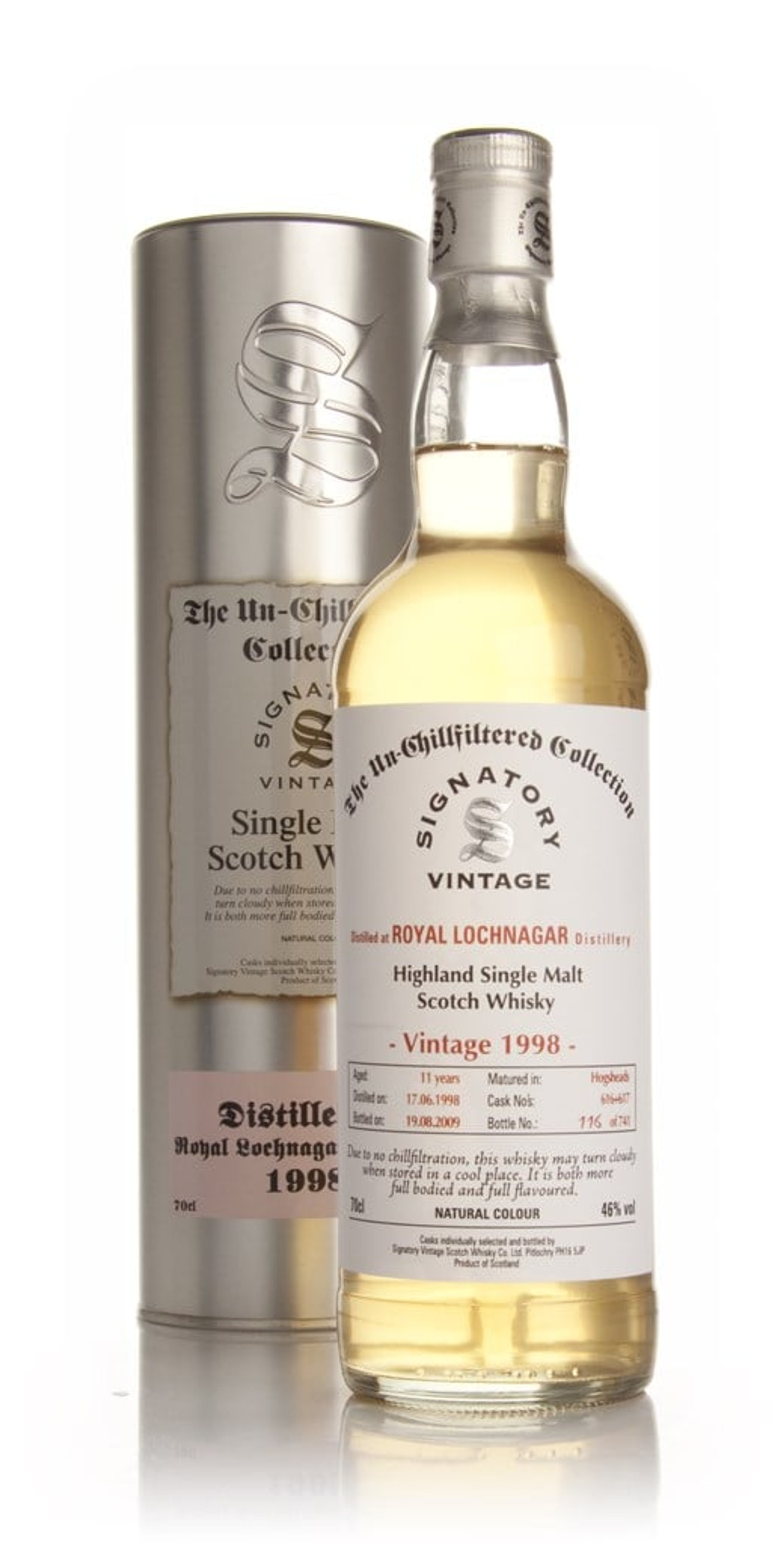 Royal Lochnagar 11 Year Old 1998 - Un-Chillfiltered (Signatory) 70cl