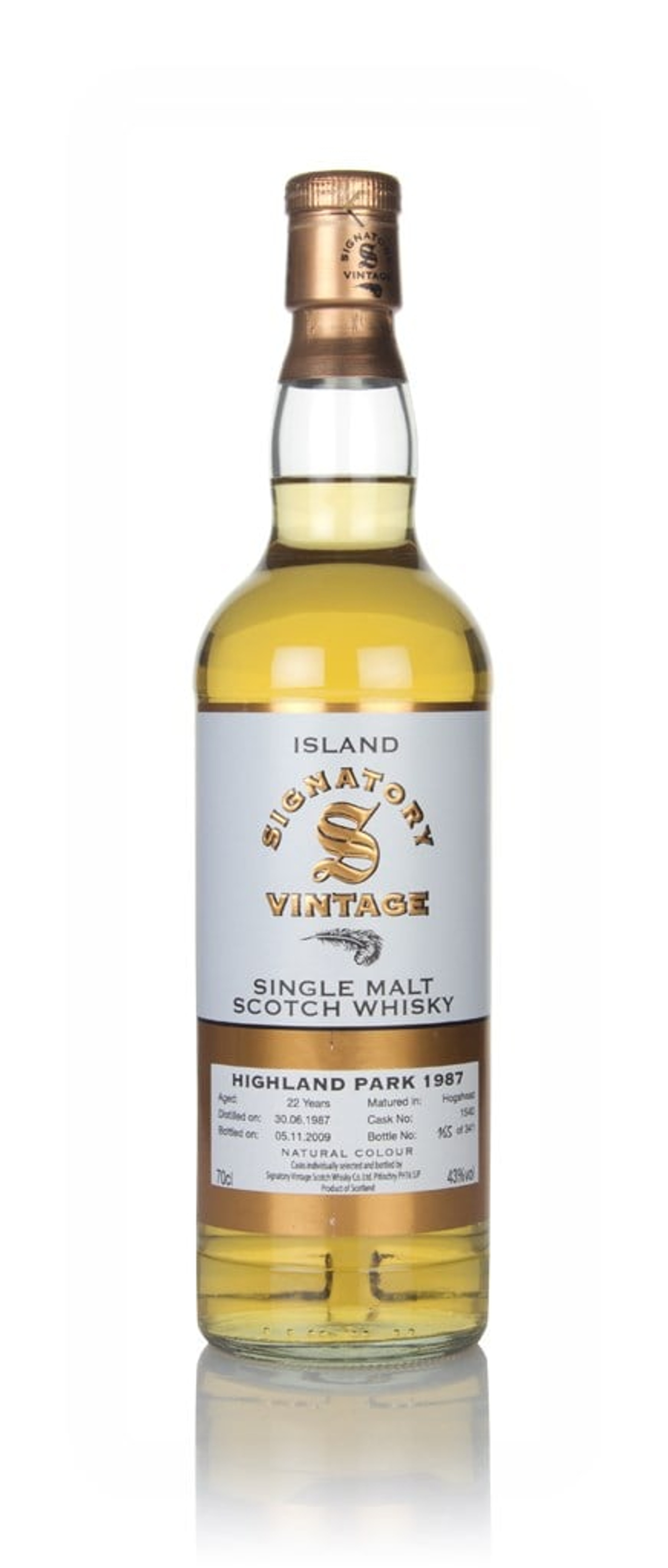 Highland Park 22 Year Old 1987 (Signatory) 70cl
