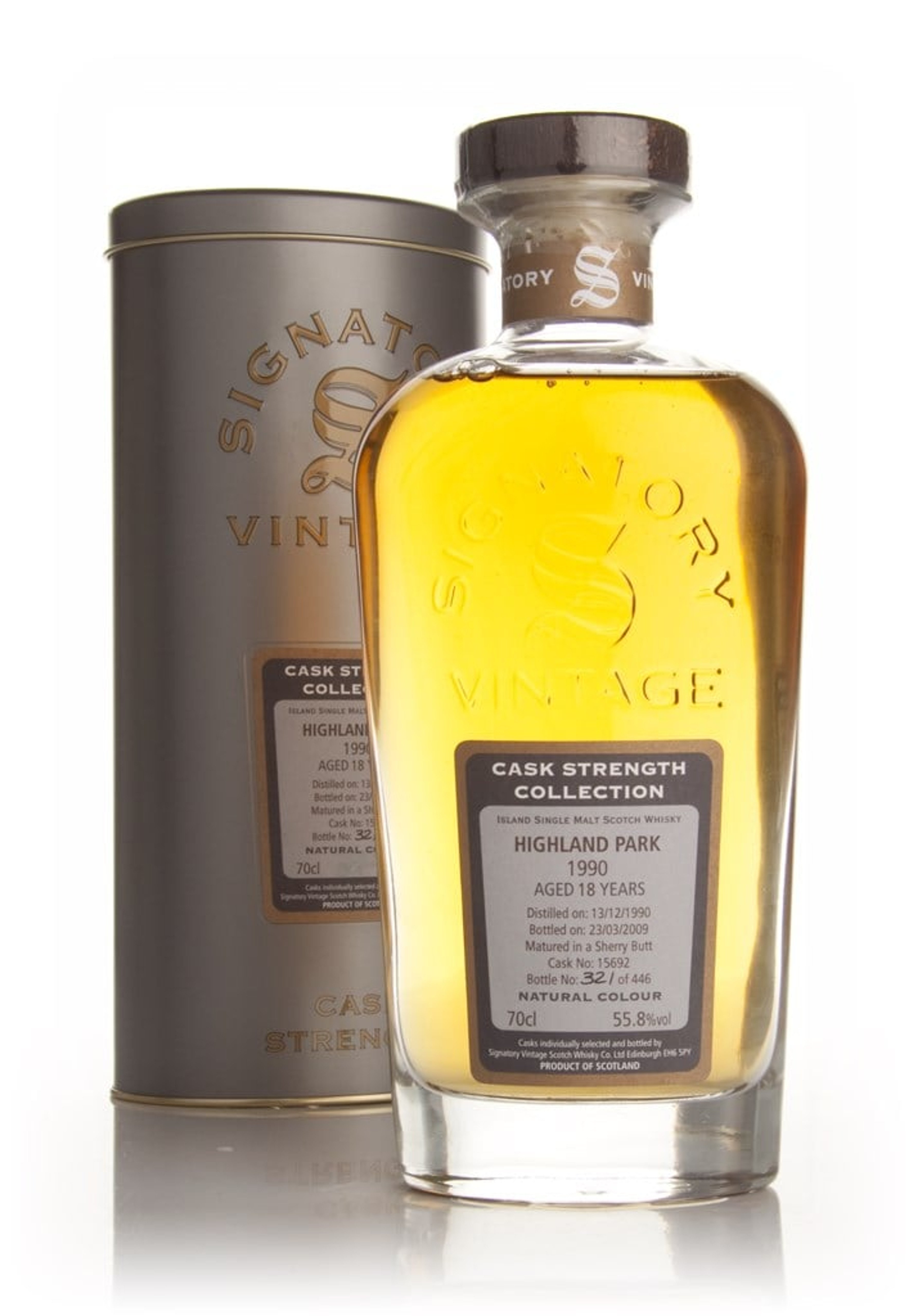 Highland Park 18 Year 1990 - Cask Strength Collection (Signatory) 70cl