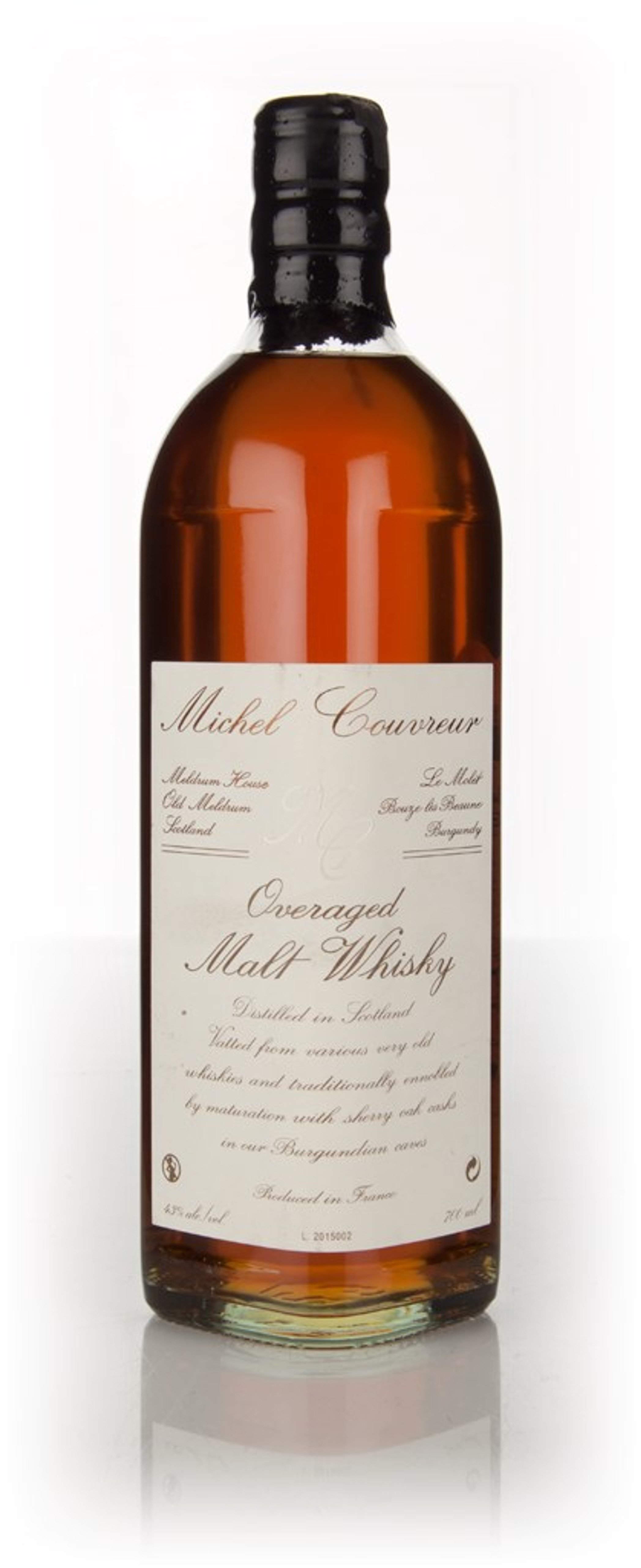 Michel Couvreur Overaged Malt Whisky 70cl