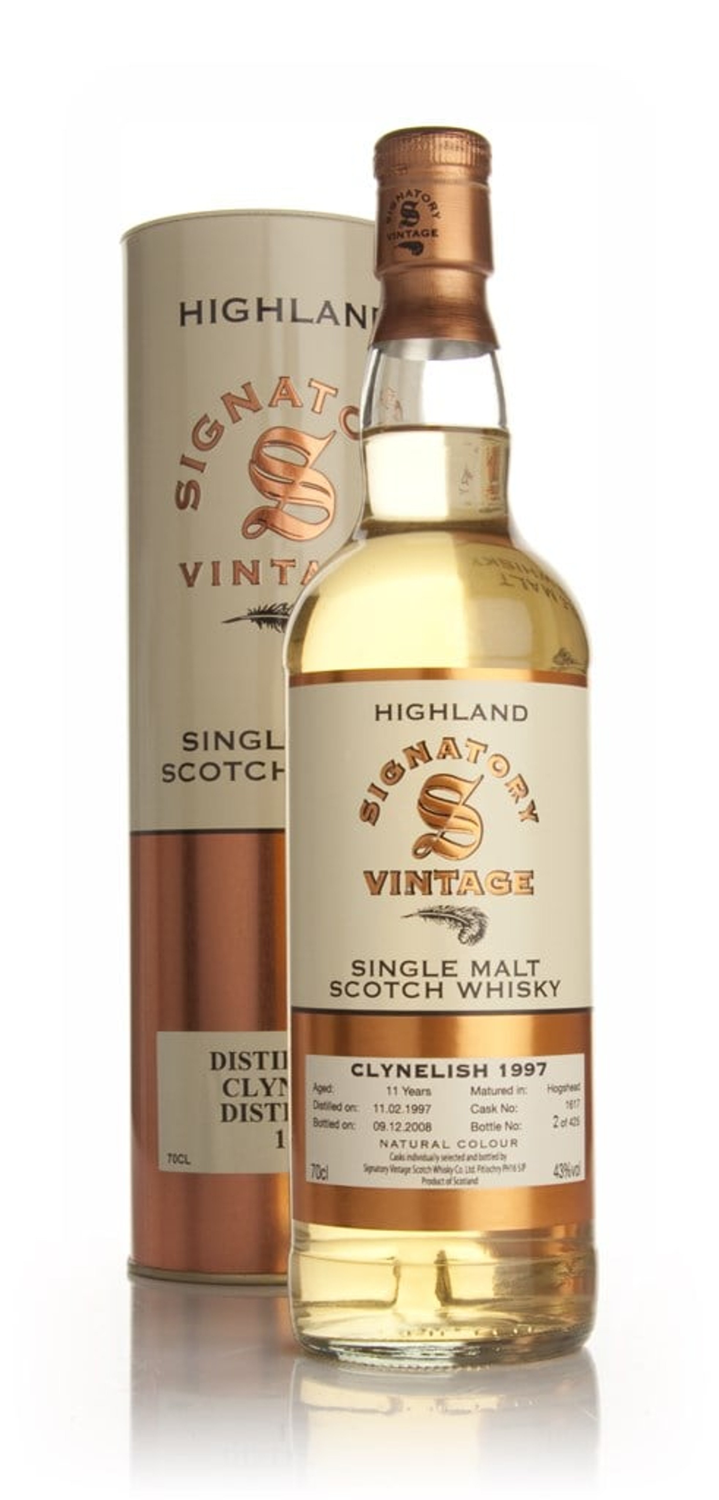 Clynelish 11 Year Old 1997 (Signatory) 70cl