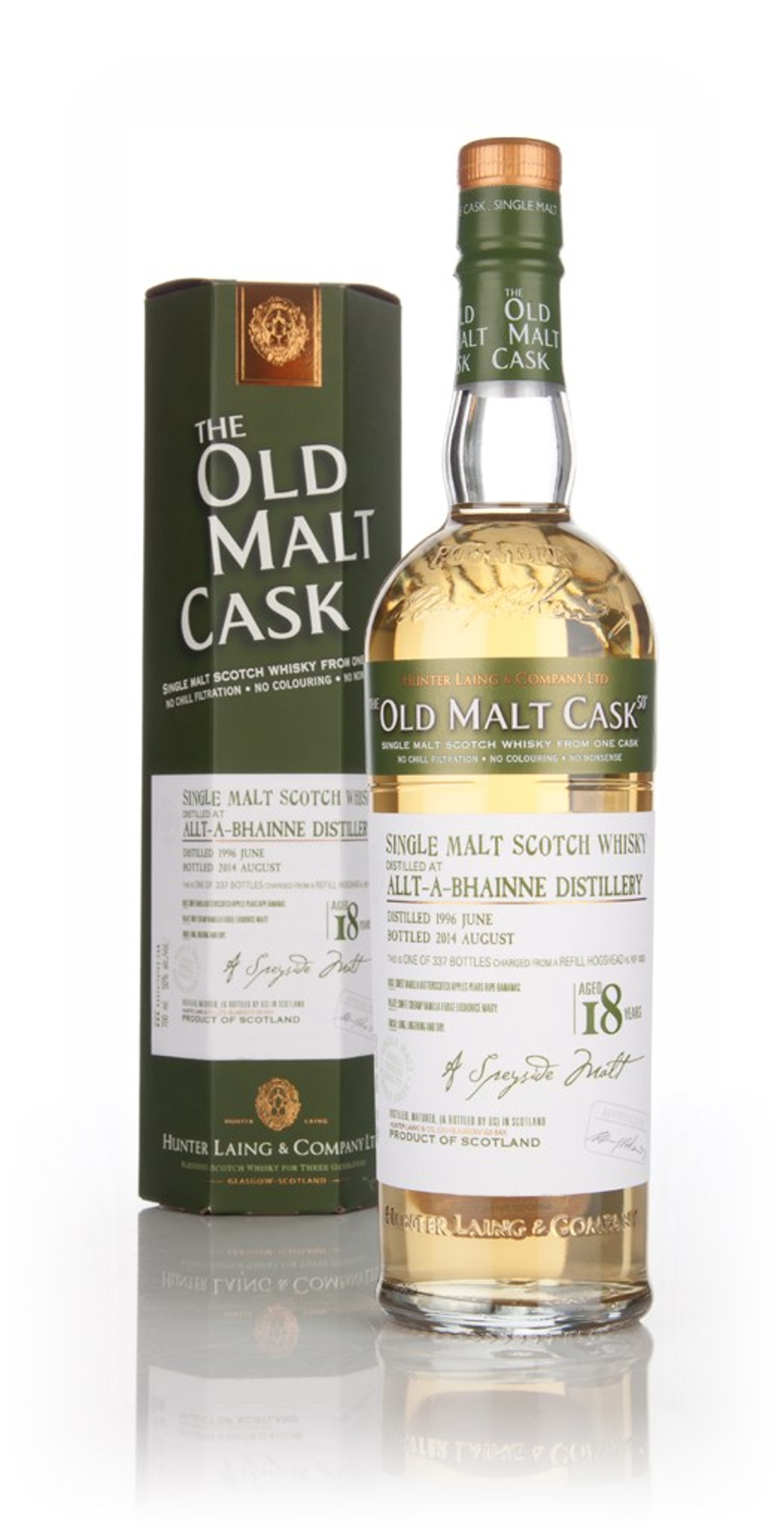 Allt-à-Bhainne 18 Year Old 1996 (cask 10825) - Old Malt Cask (Hunter Laing) 70cl