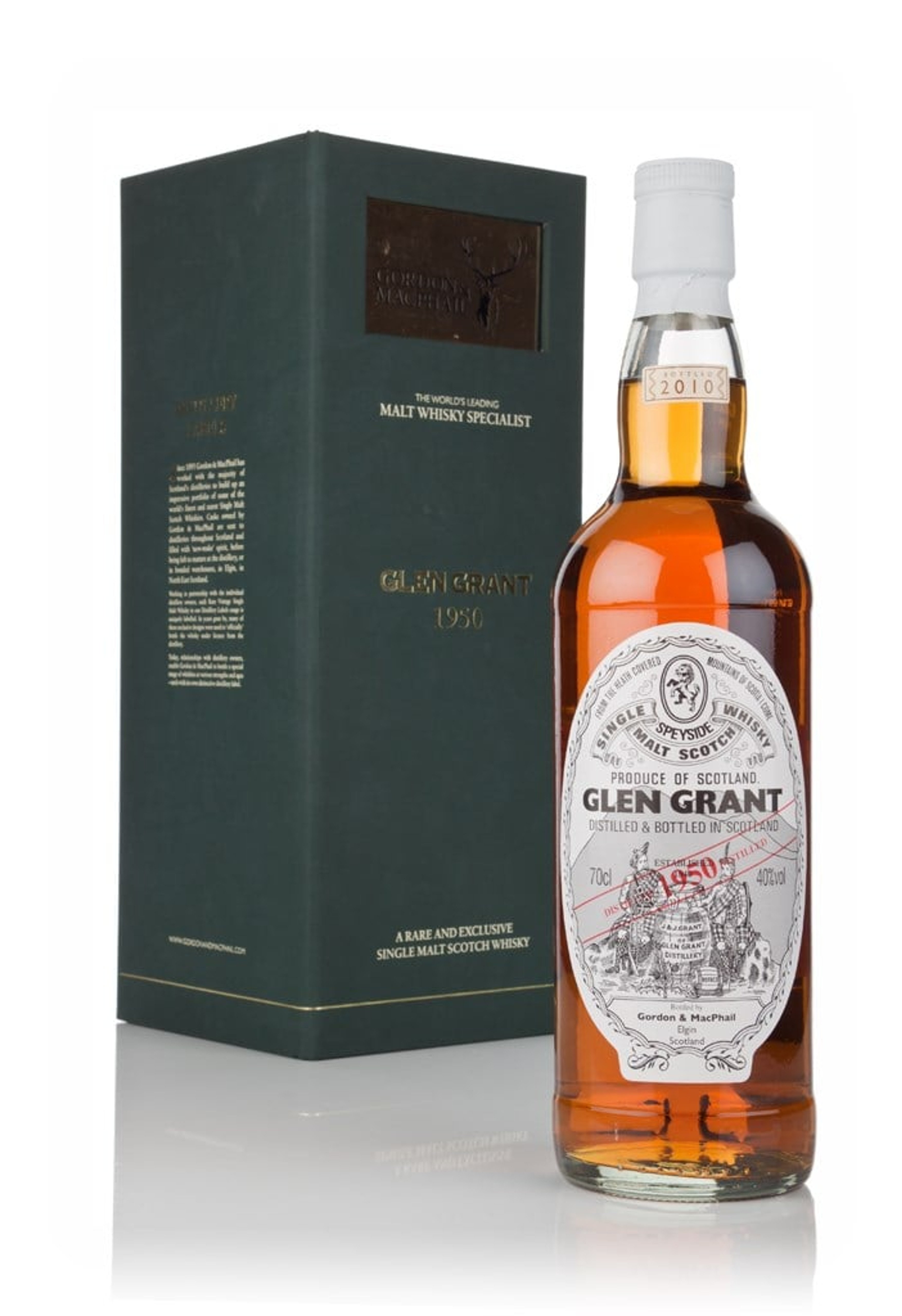Glen Grant 1950 (bottled 2010) (casks 2750+2760) - (Gordon & MacPhail) 70cl